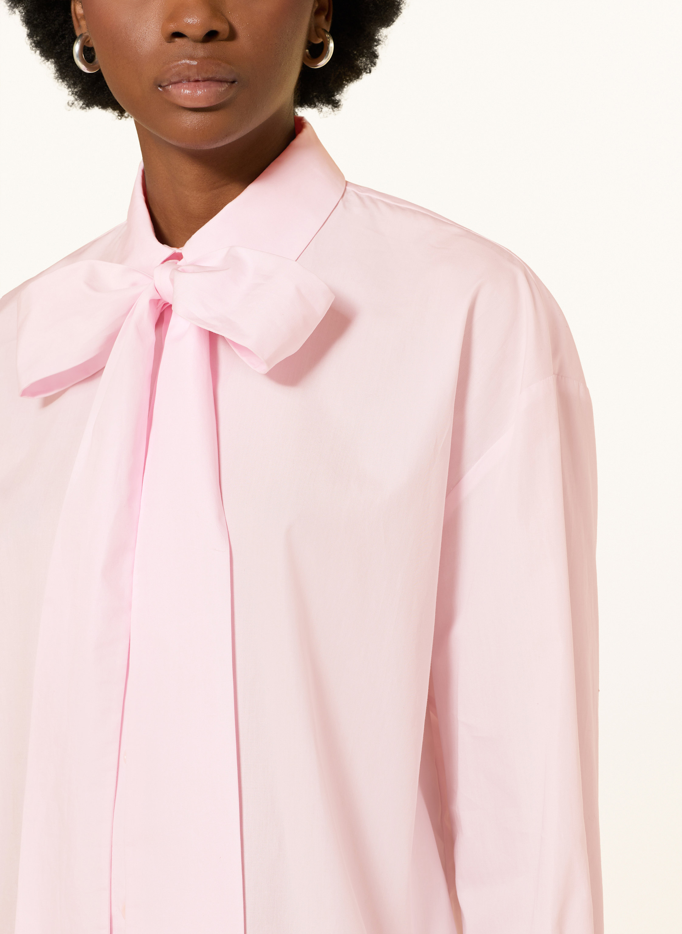 Thumbnail - Maje Hemdbluse Mit Abnehmbarer Schluppe pink