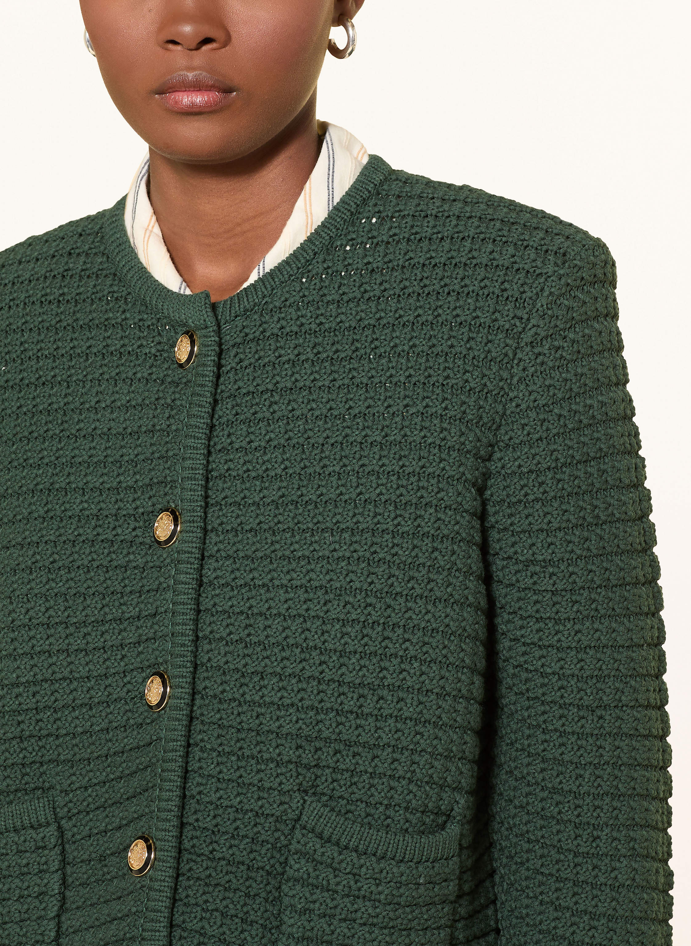 Thumbnail - Ba&Sh Strickjacke Gaspard gruen
