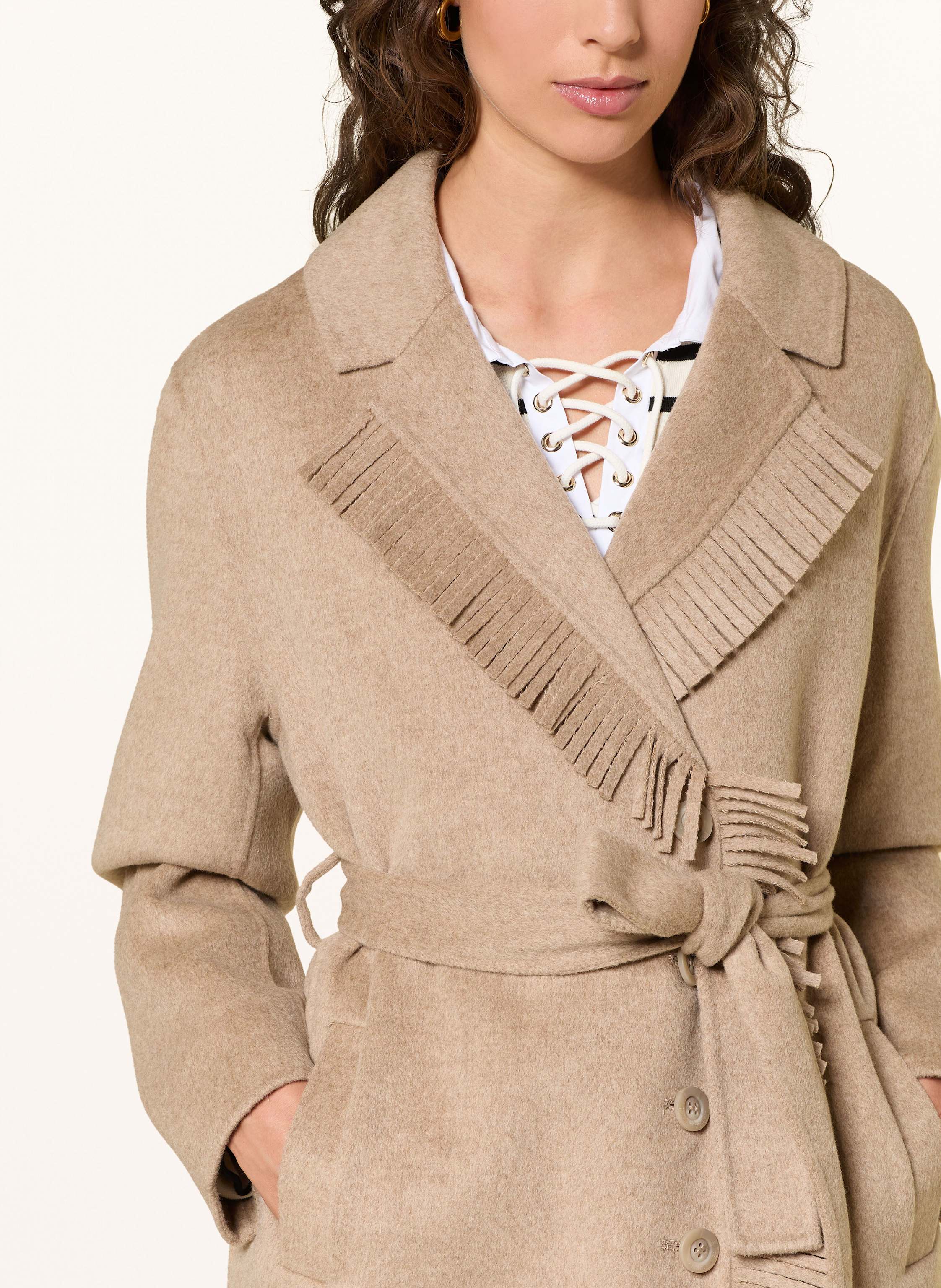 Thumbnail - Claudie Pierlot Jacke beige