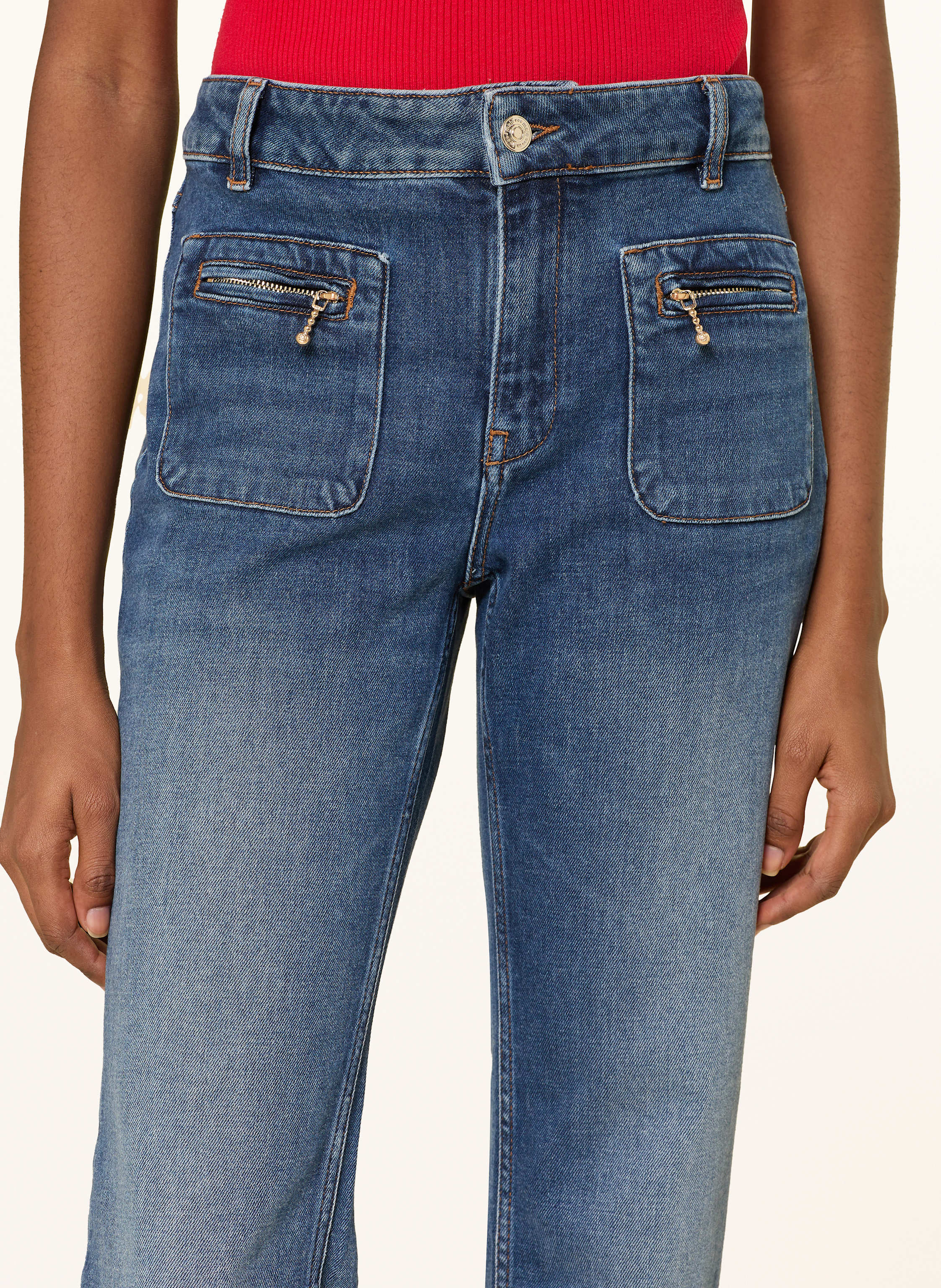 Thumbnail - Maje Bootcut Jeans blau