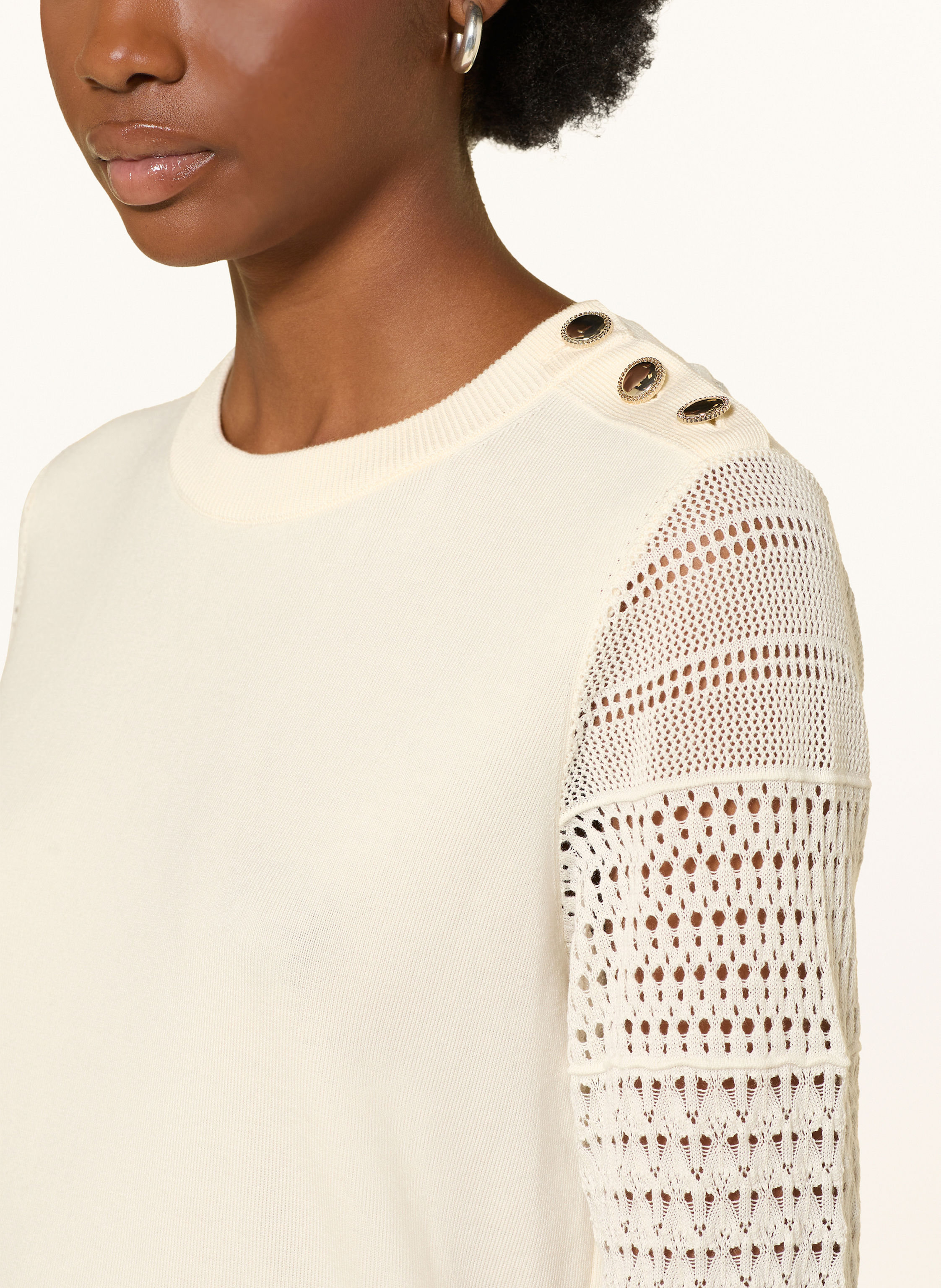 Thumbnail - Ba&Sh Strickshirt Shirley weiss