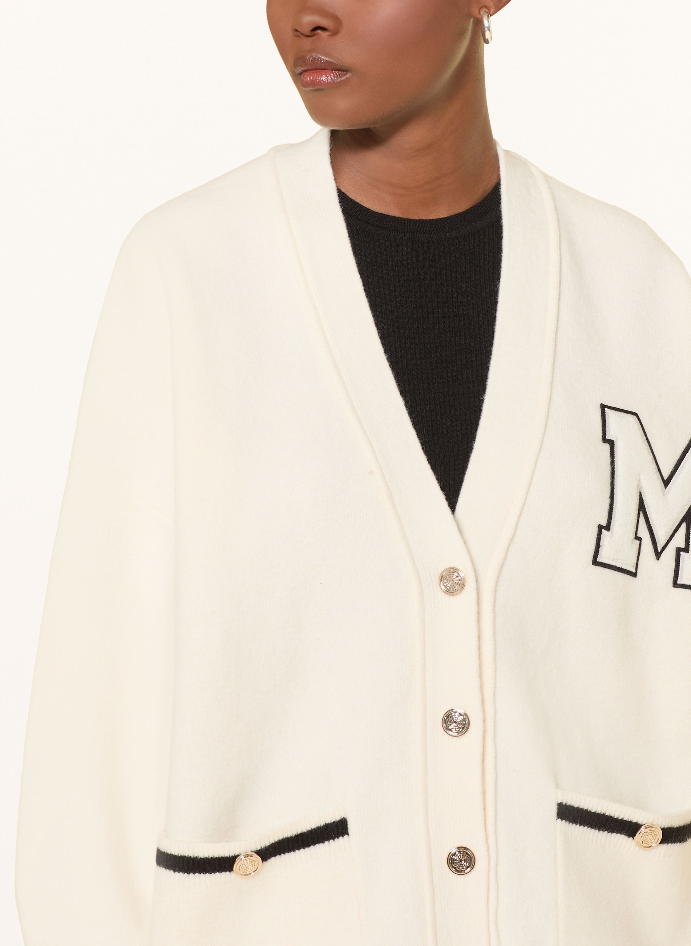 Thumbnail - Maje Strickjacke weiss