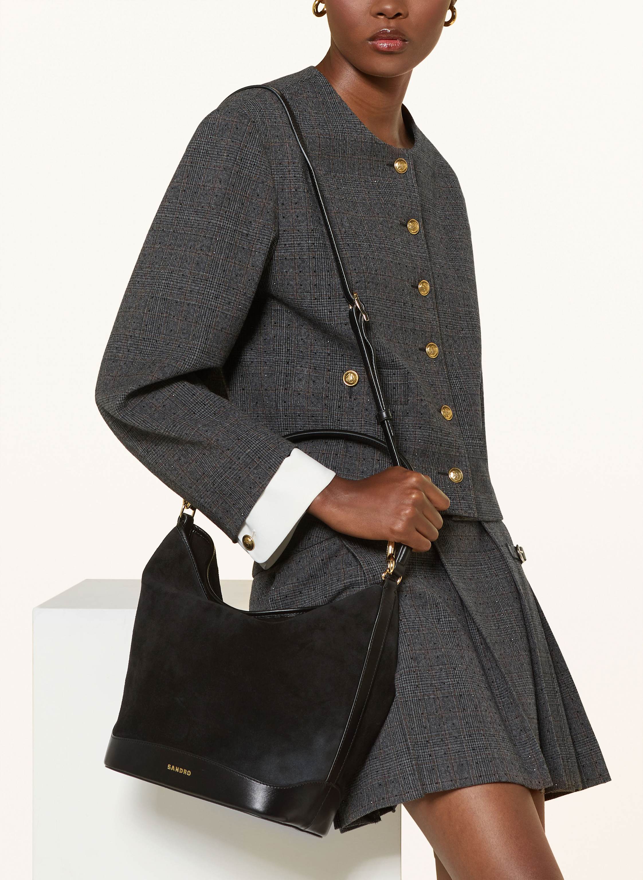 Thumbnail - Sandro Handtasche schwarz