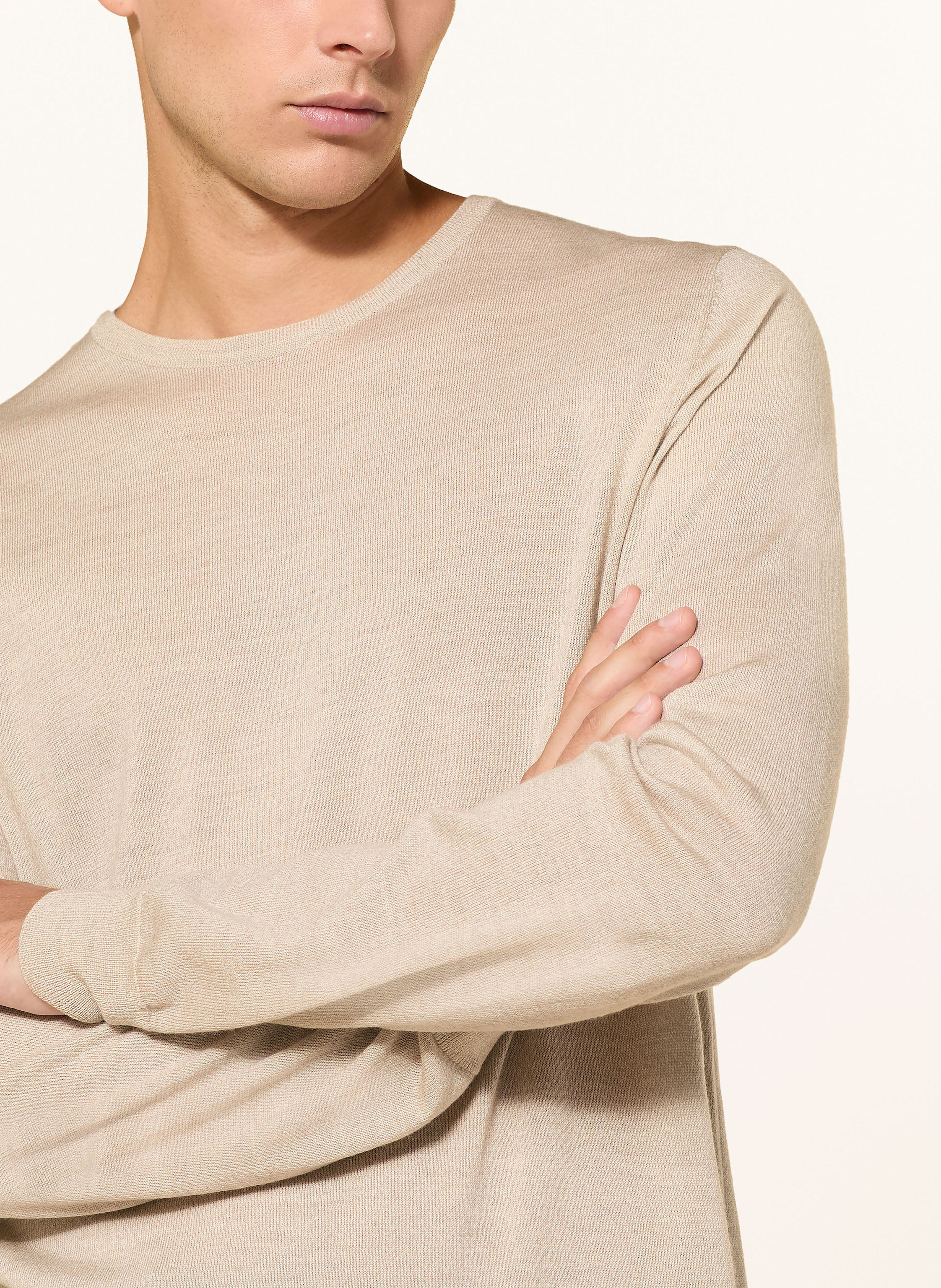 Thumbnail - Profuomo Pullover beige