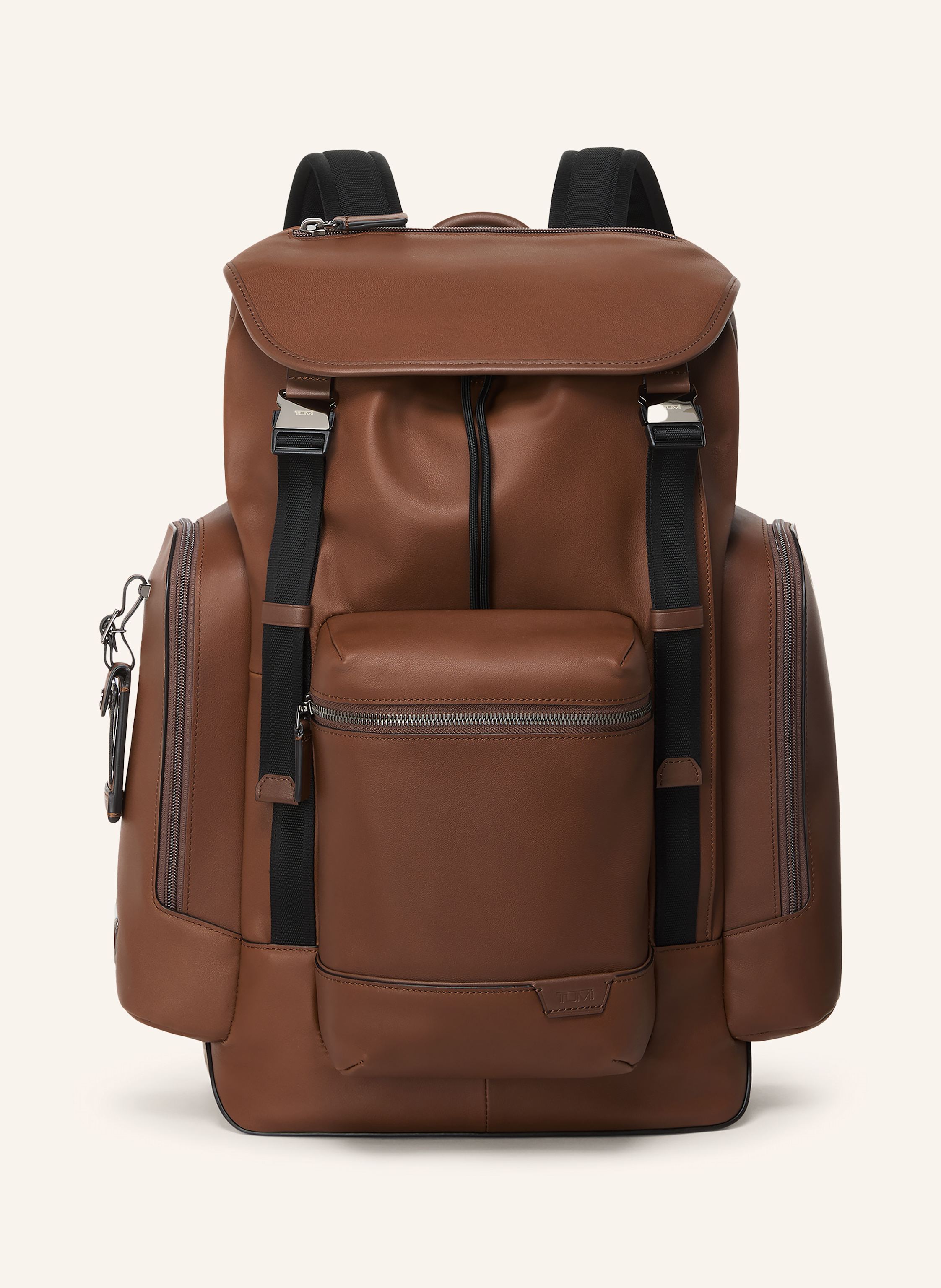 TUMI Clayton Backpack レザー リュック ブラウン タグ付き TUMI HARRISON backpack GRIFFEN with laptop compartment in cognac