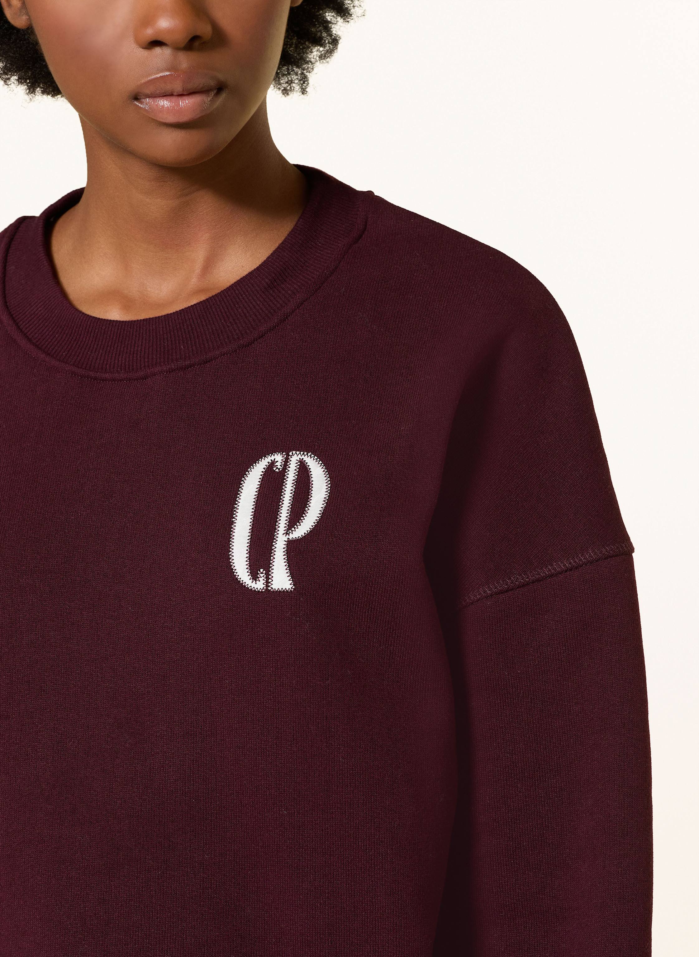 Thumbnail - Claudie Pierlot Sweatshirt Mit Abnehmbarem Kragen rot