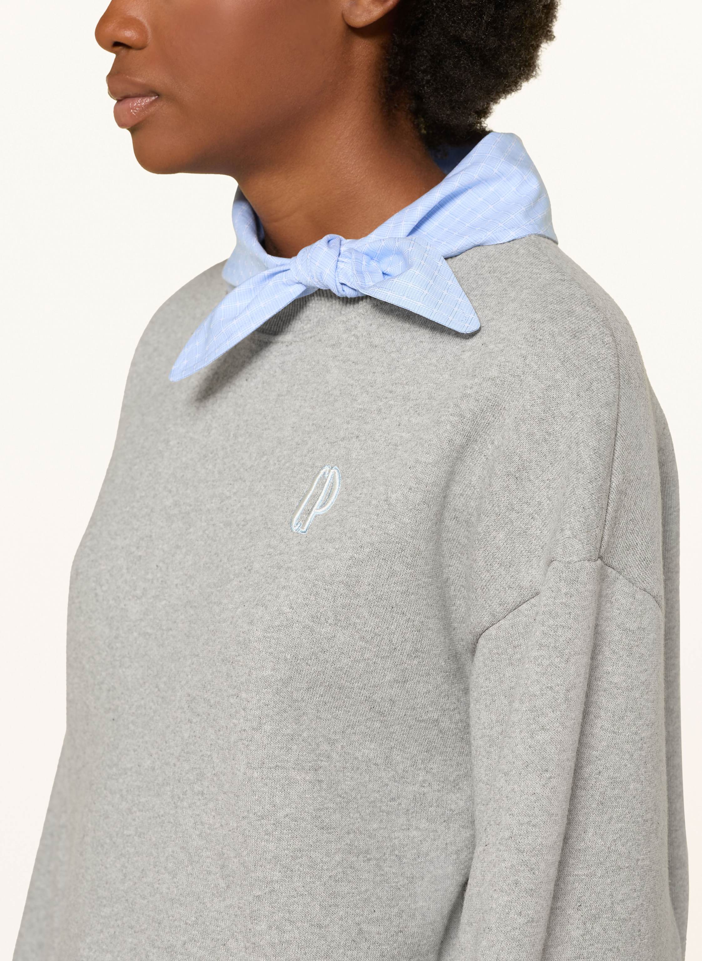 Thumbnail - Claudie Pierlot Sweatshirt Mit Abnehmbarem Kragen gruen