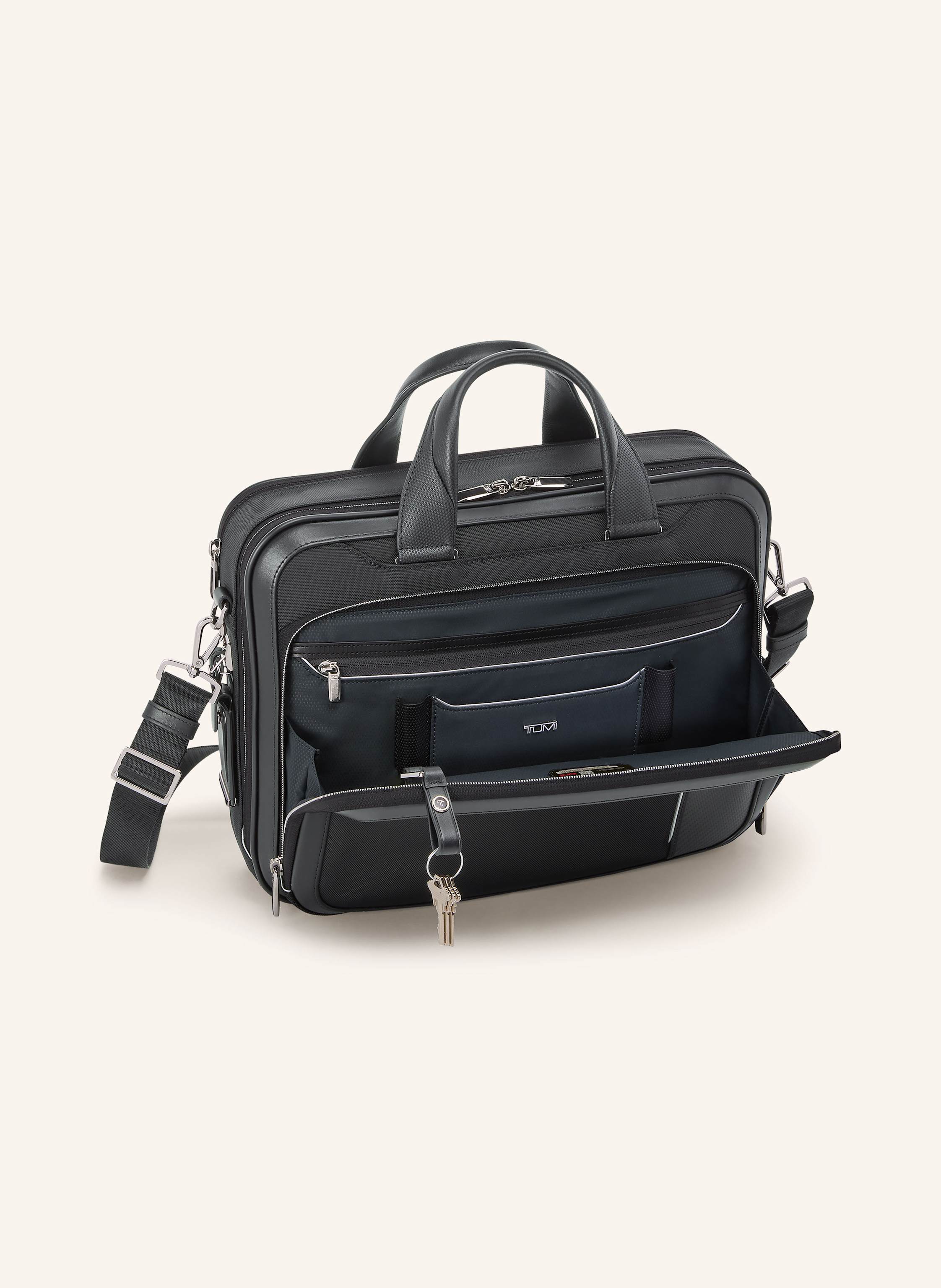 Thumbnail - Tumi Arrivé Laptop-Tasche Sadler schwarz