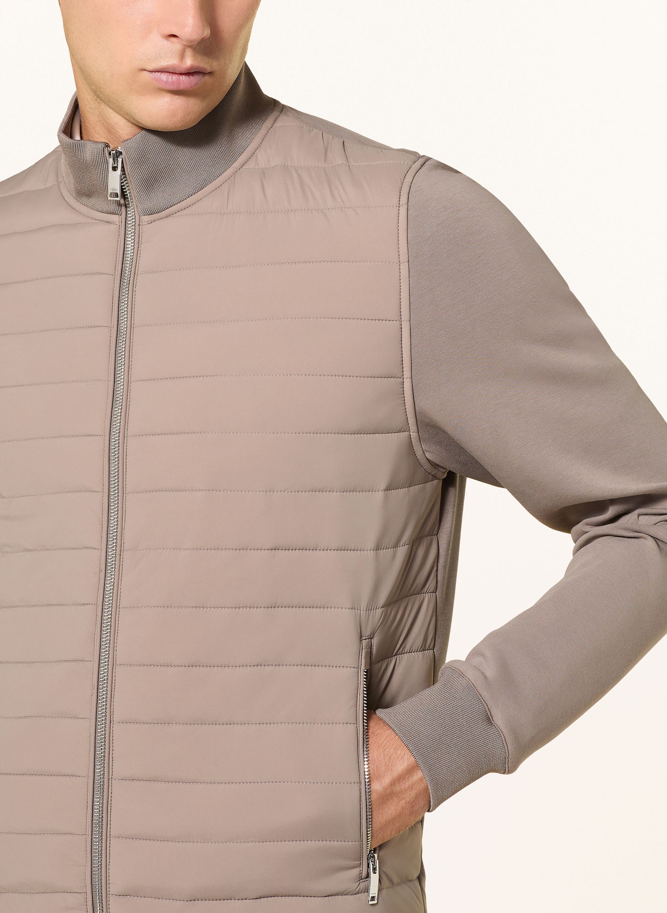 Thumbnail - Reiss Steppjacke Im Materialmix braun