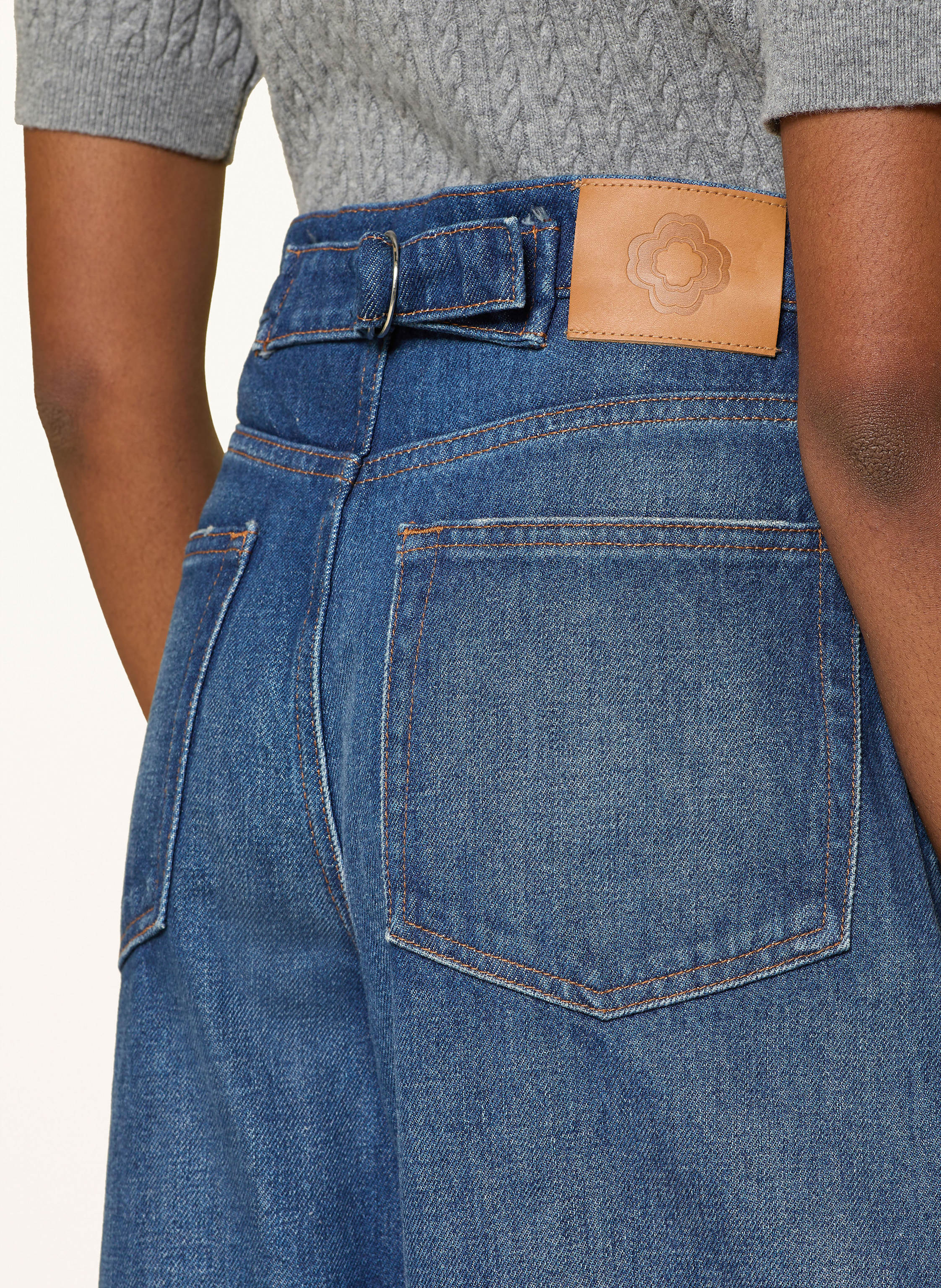 Thumbnail - Maje Barrel Jeans blau