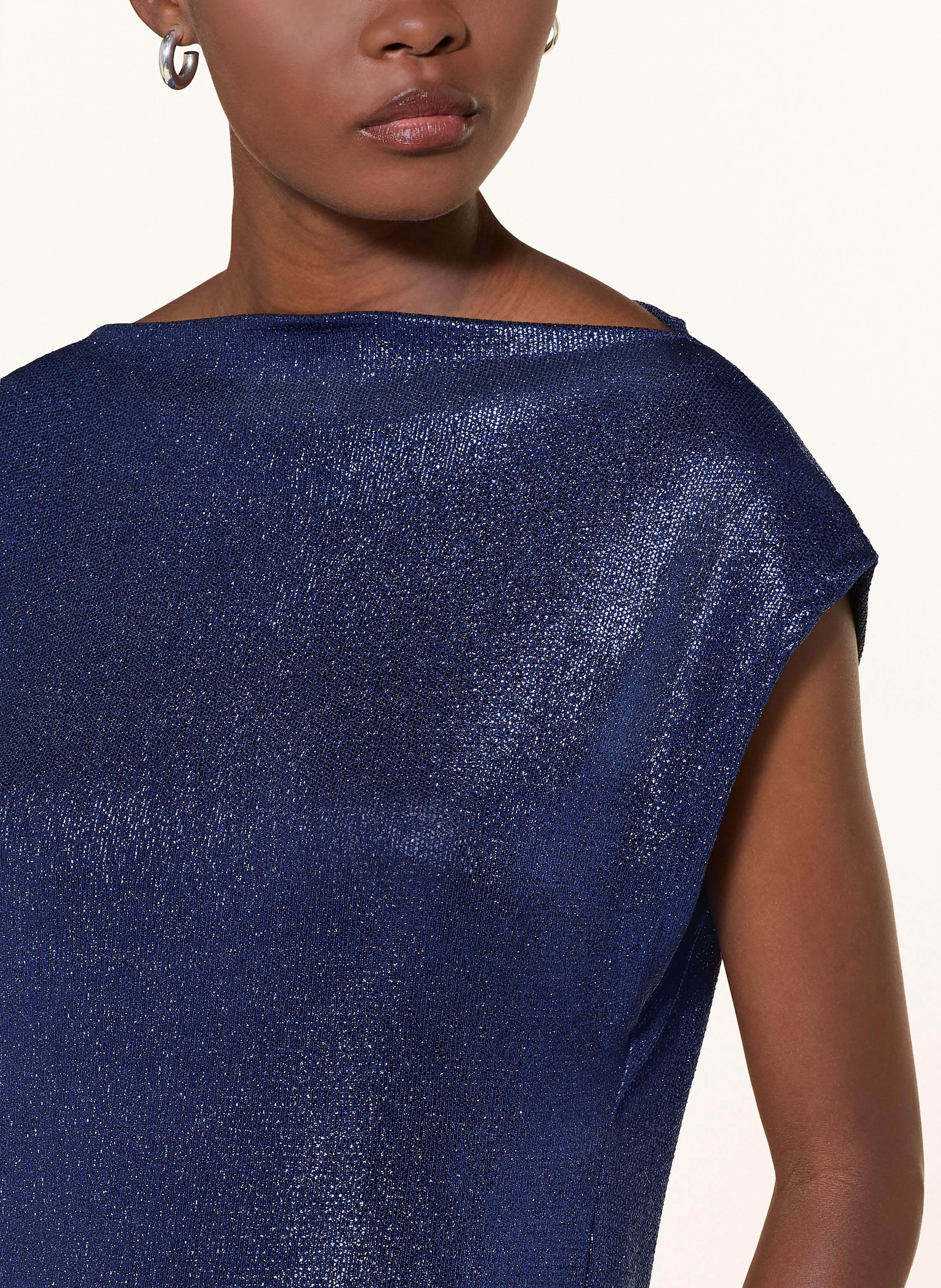 Thumbnail - Ted Baker Kleid Jazzie Mit Glitzergarn blau