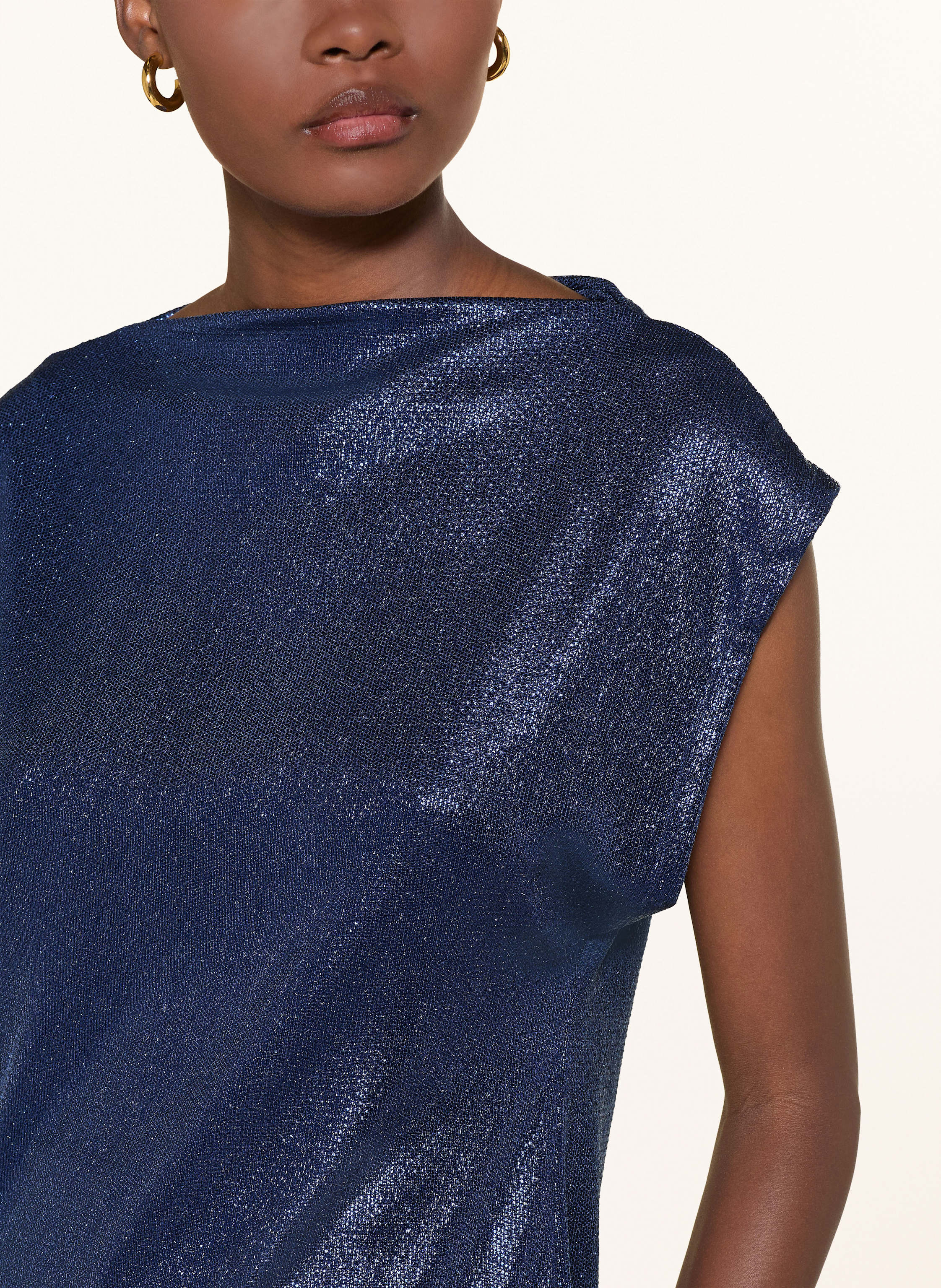 Thumbnail - Ted Baker Top Jjesca Mit Glitzergarn blau