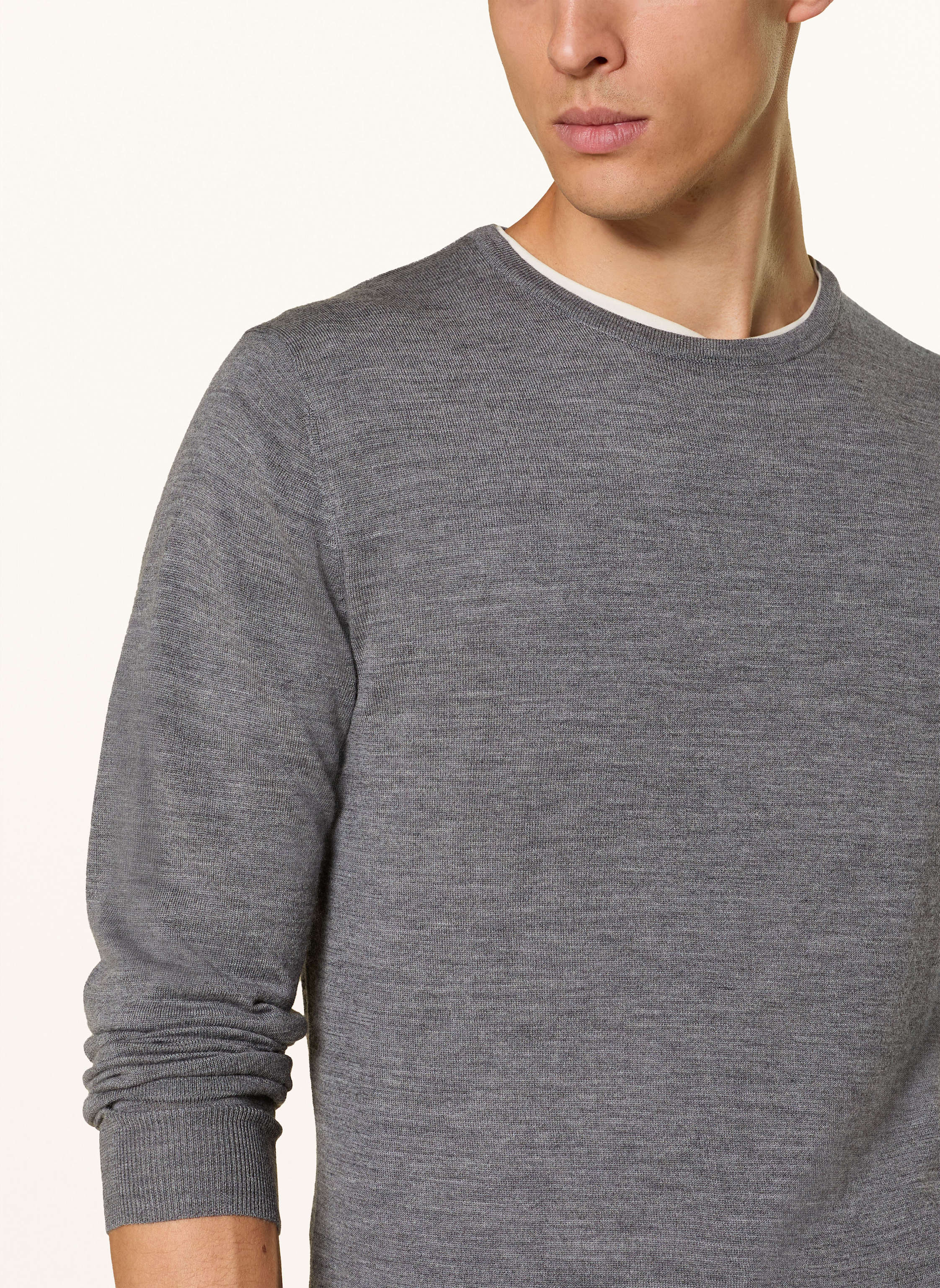 Thumbnail - Profuomo Pullover grau