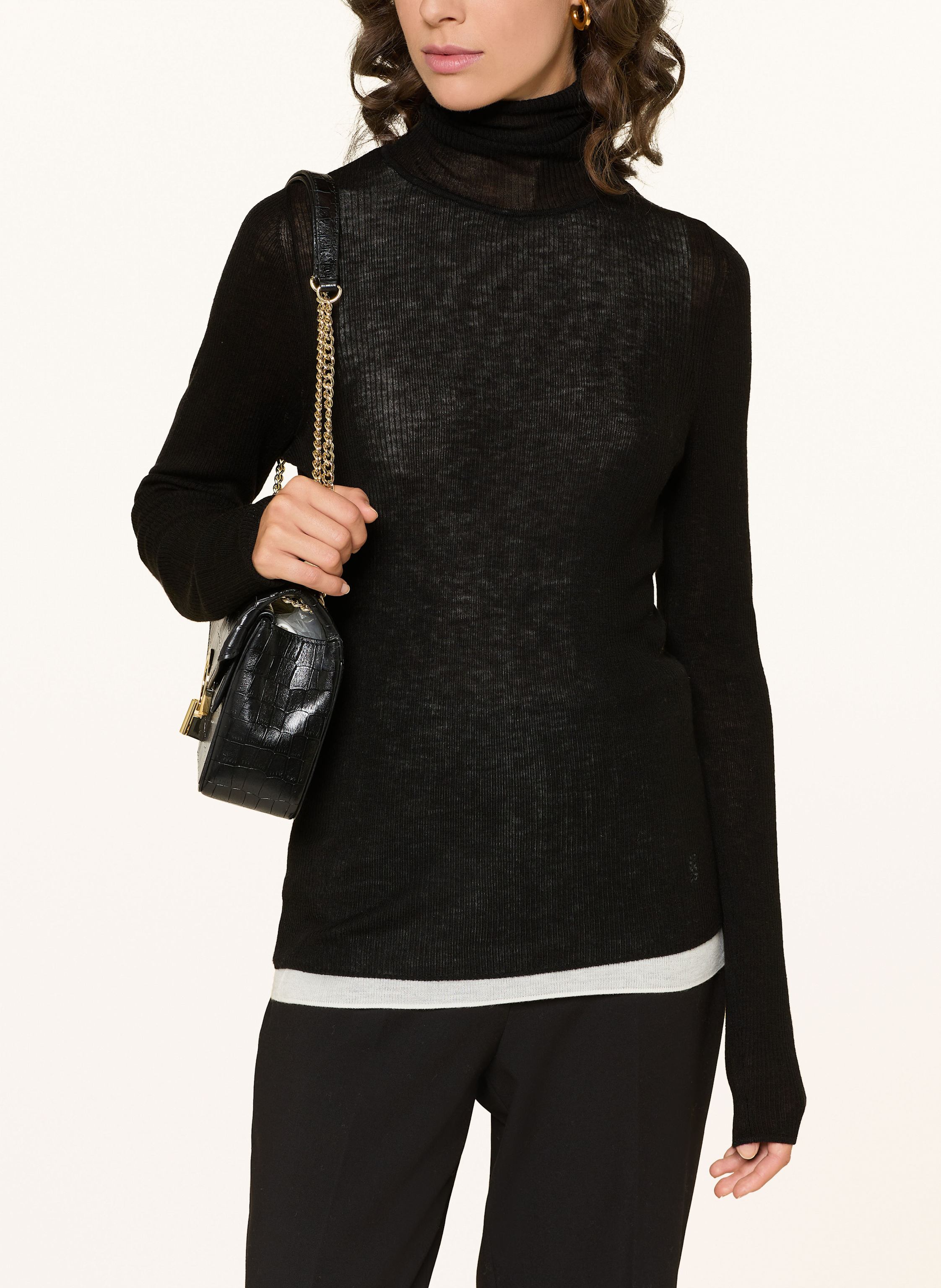 Thumbnail - Sandro Rollkragenpullover schwarz