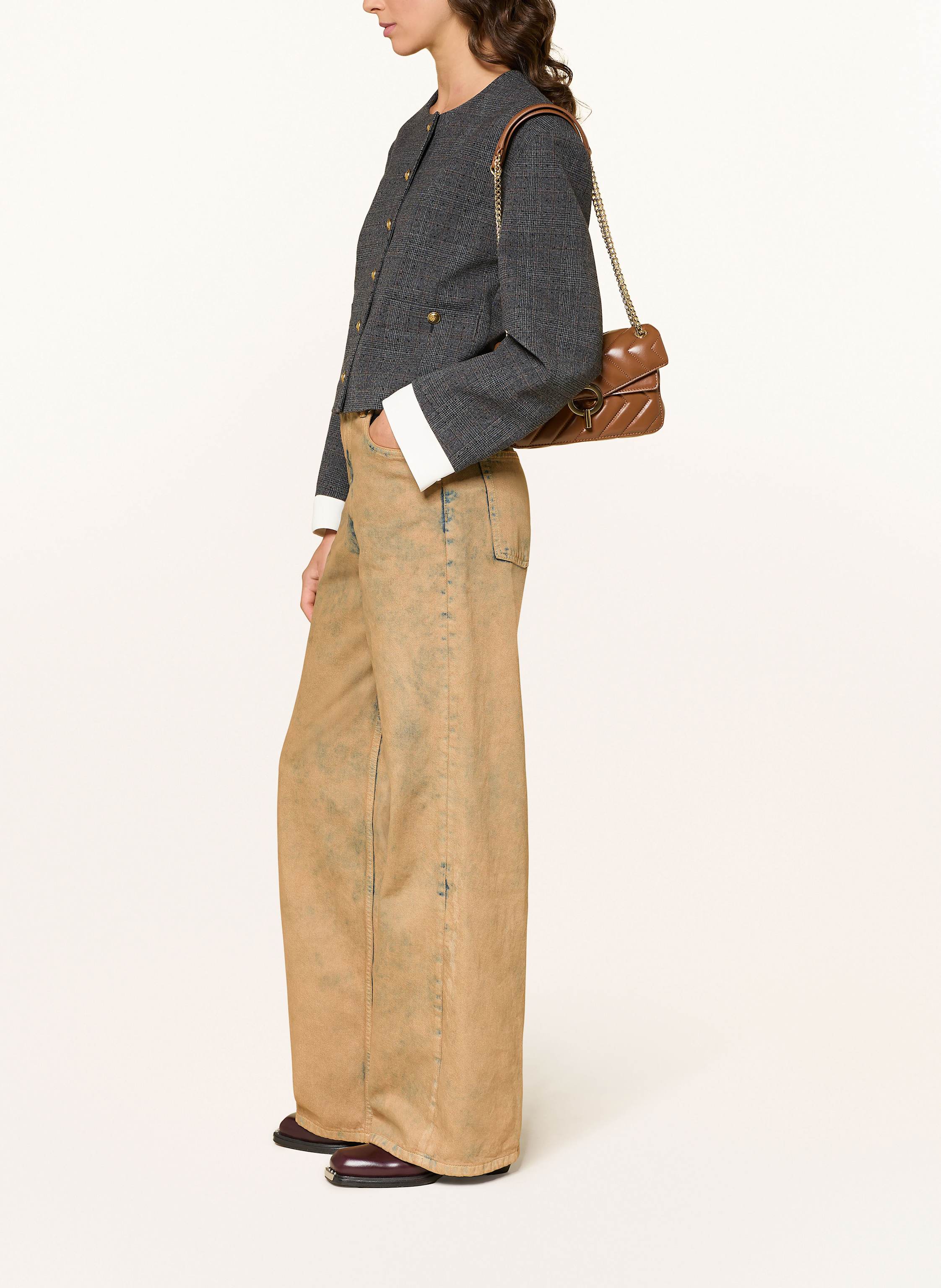 Thumbnail - Sandro Wide Leg Jeans beige