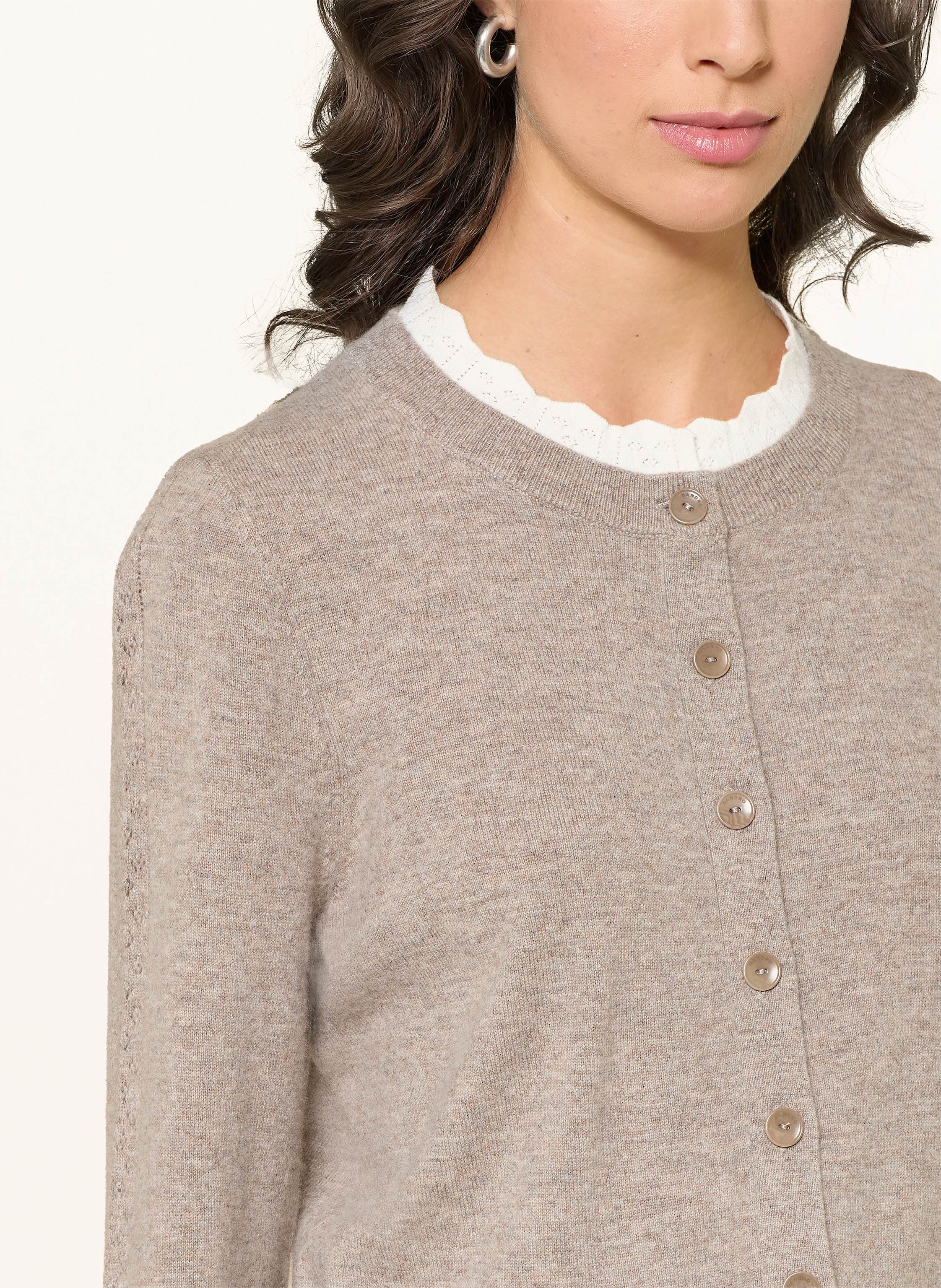 Thumbnail - Sandro Strickjacke beige