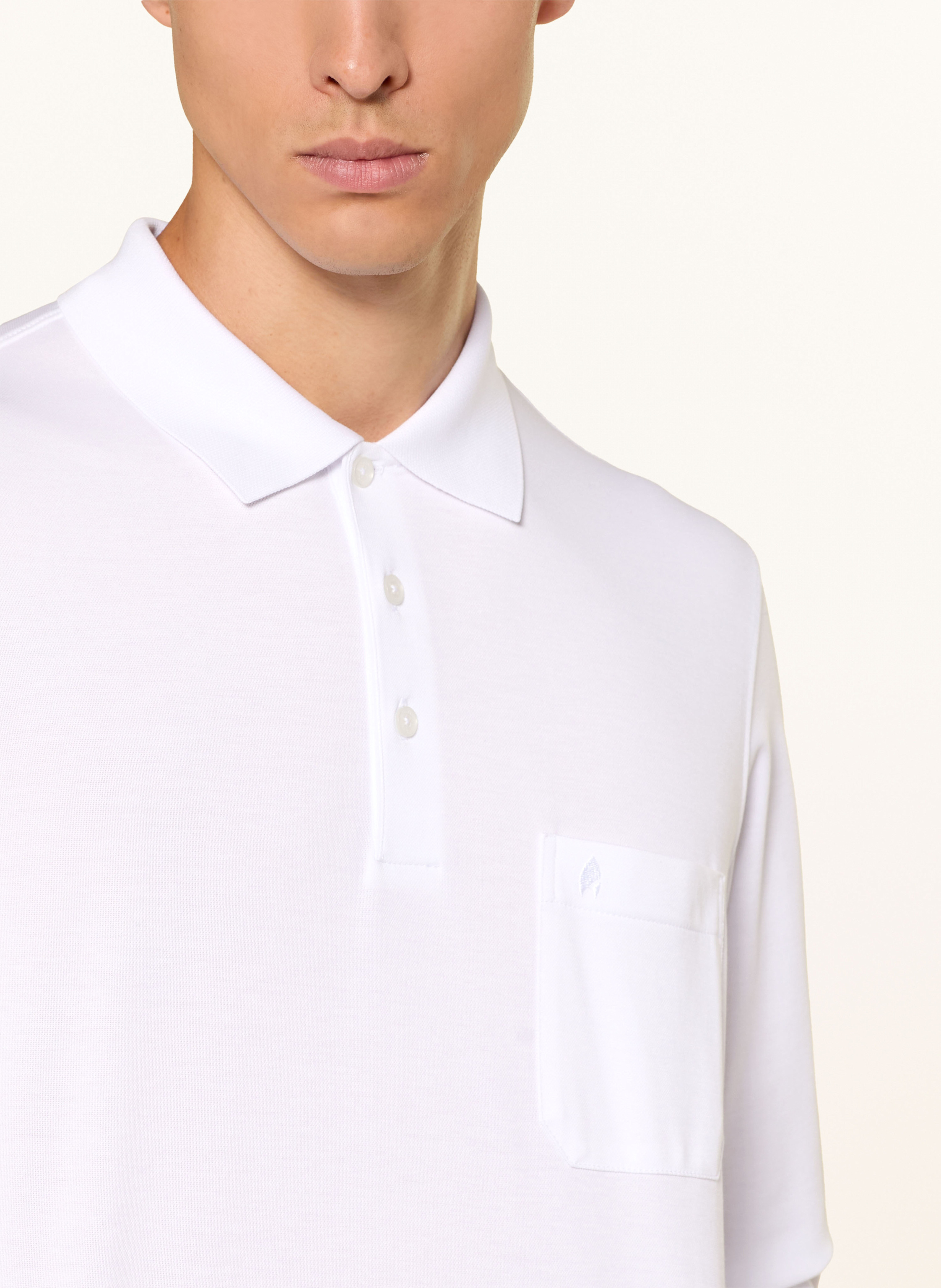 Thumbnail - Ragman Poloshirt weiss