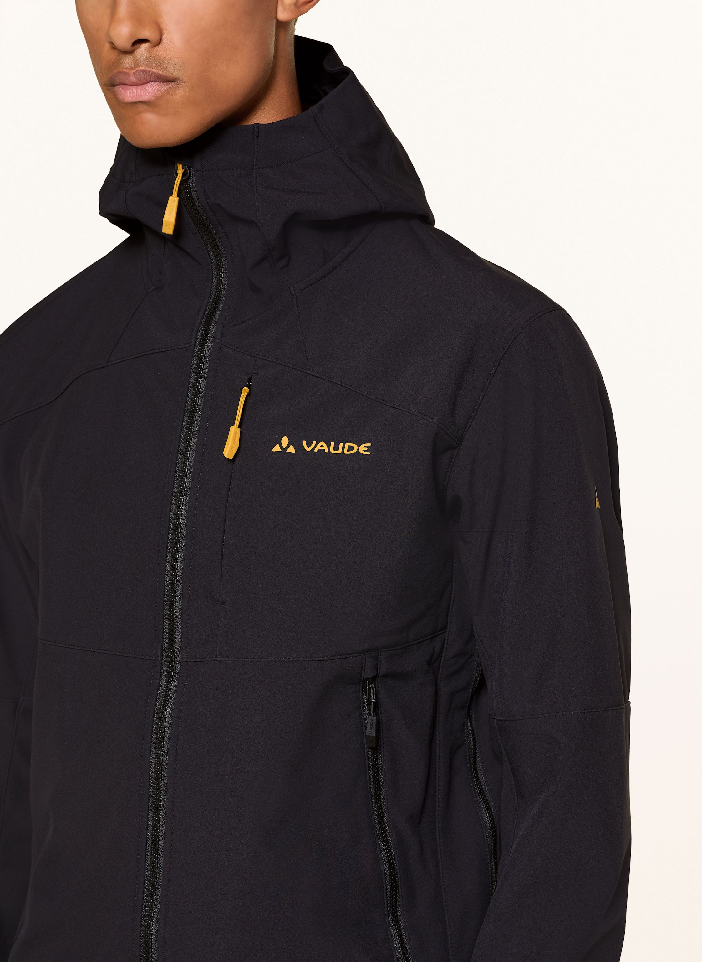Thumbnail - Vaude Softshell-Jacke M Roccia Sft Jacket Ii schwarz