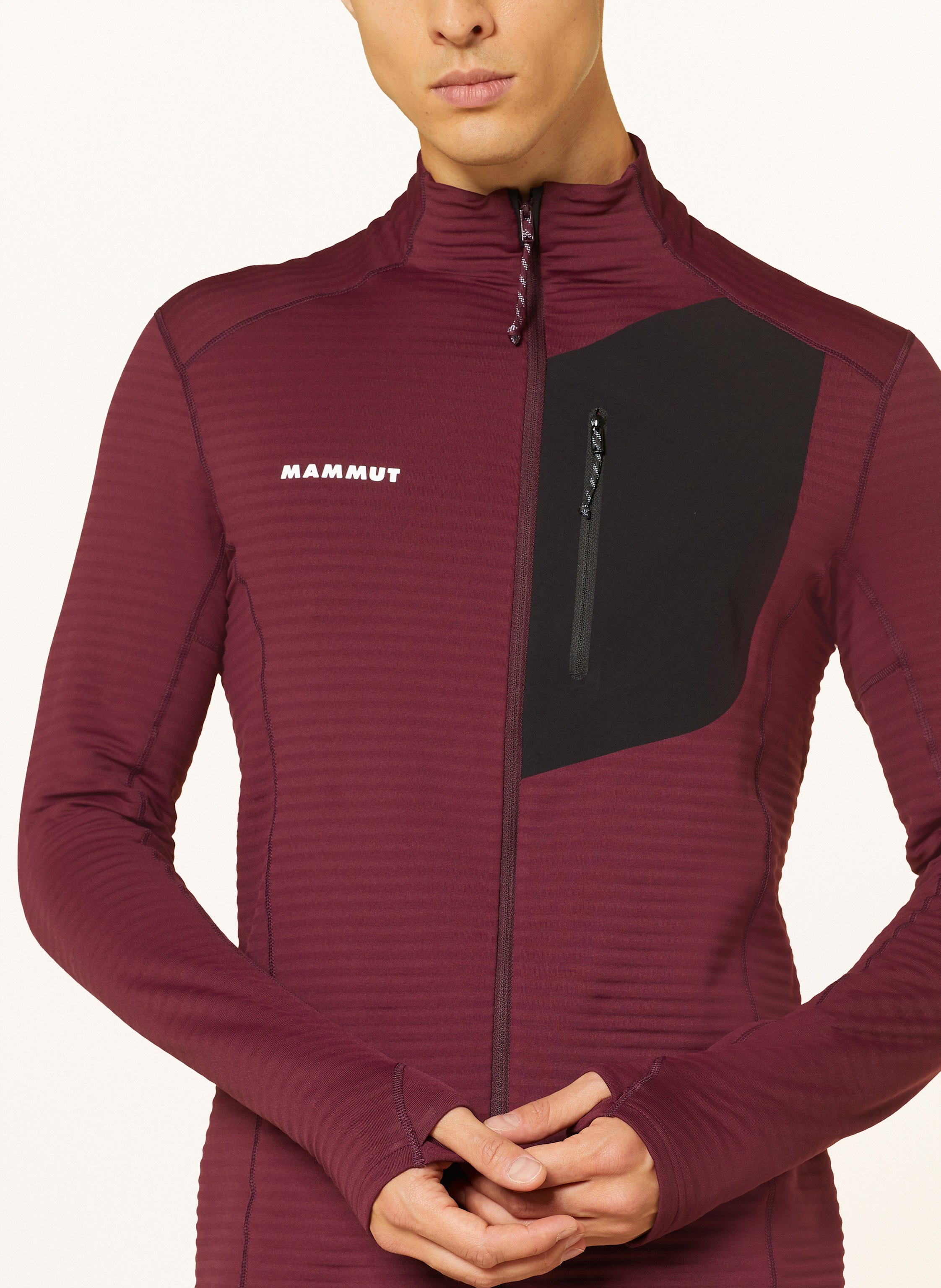 Thumbnail - Mammut Midlayer-Jacke Taiss Light rot