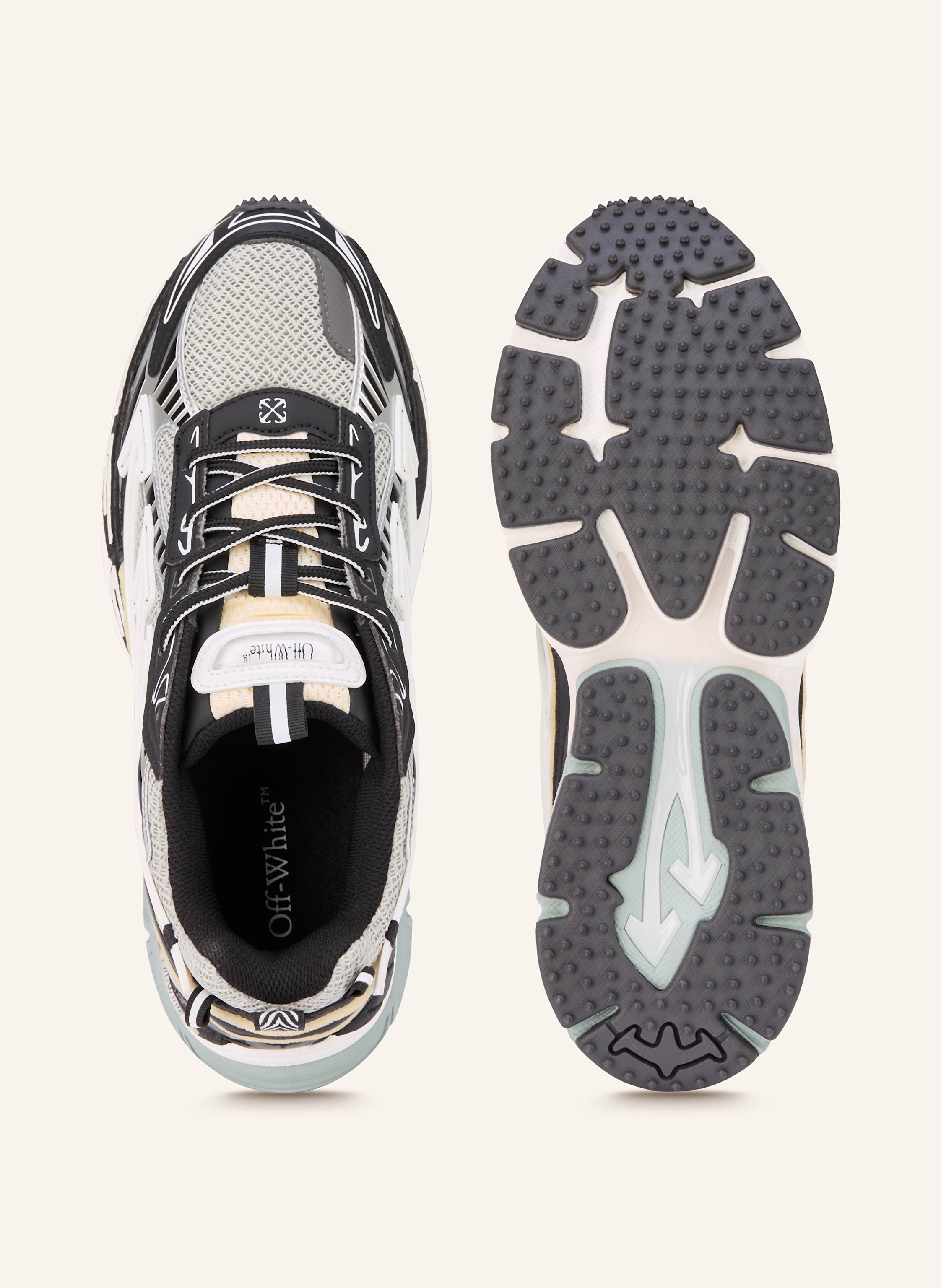 Thumbnail - Off-White Sneaker Ow Be Right Back grau