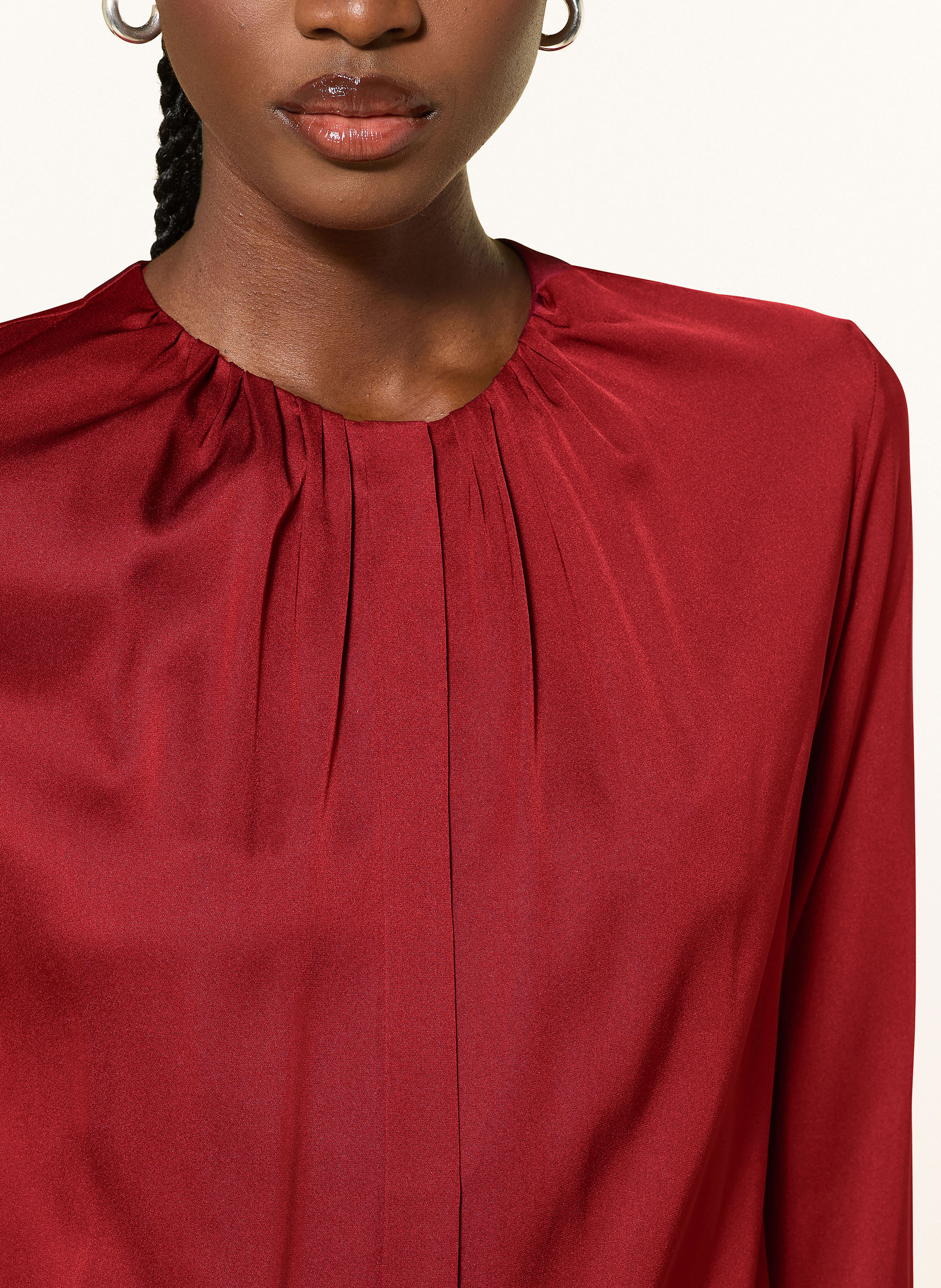 Thumbnail - Boss Seidenbluse Banorah rot