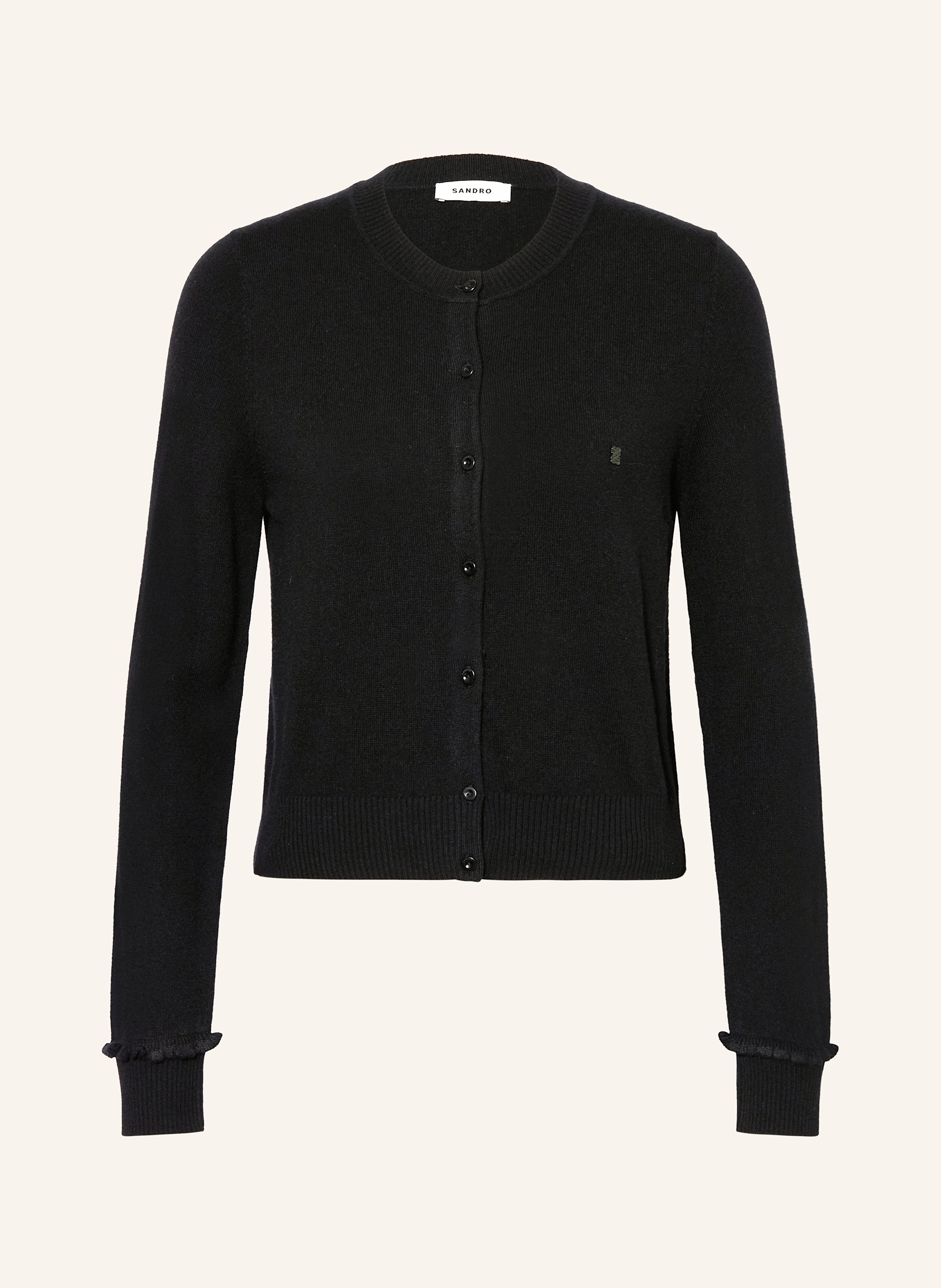 Sandro Strickjacke schwarz