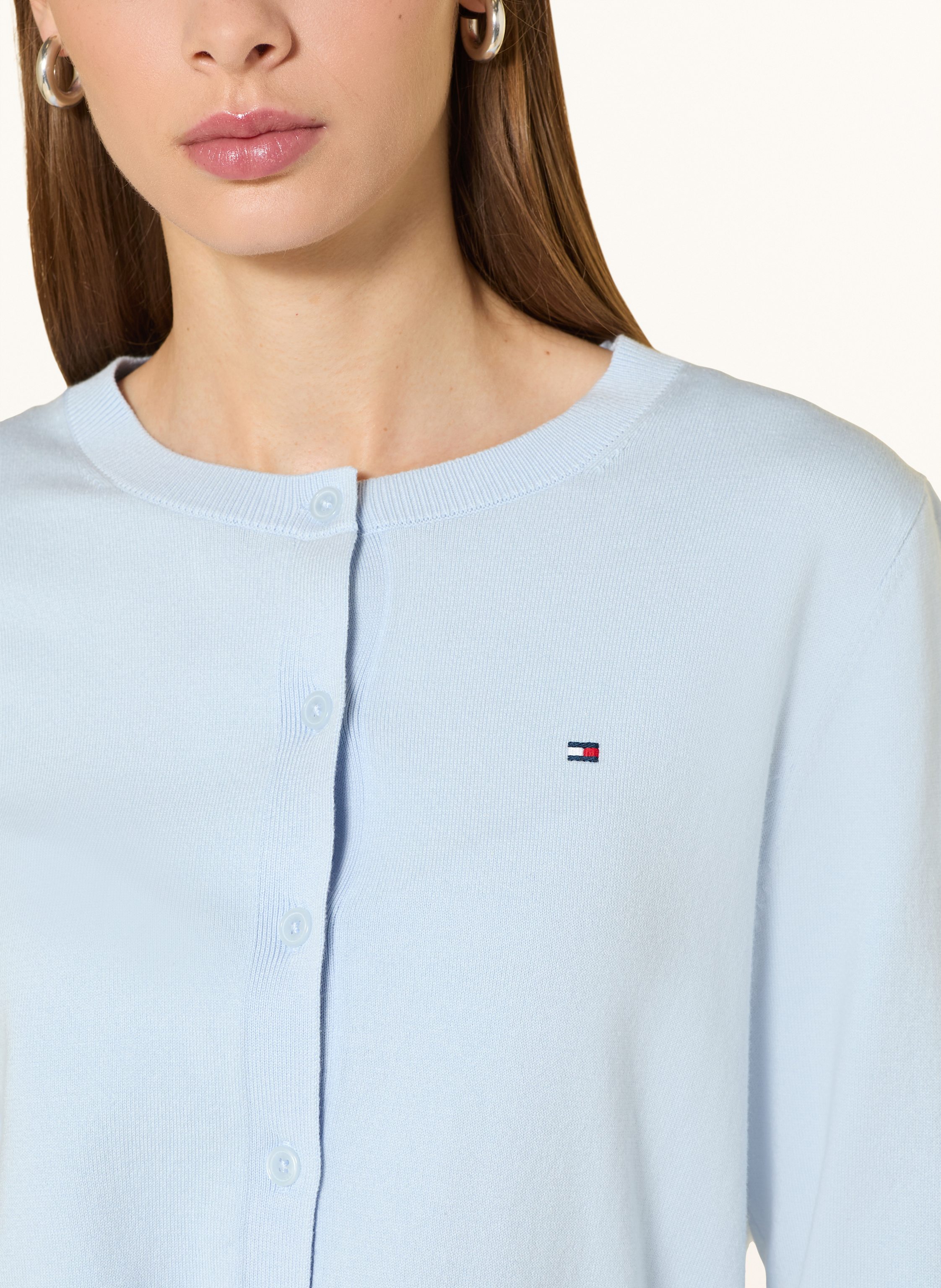 Thumbnail - Tommy Hilfiger Strickjacke blau