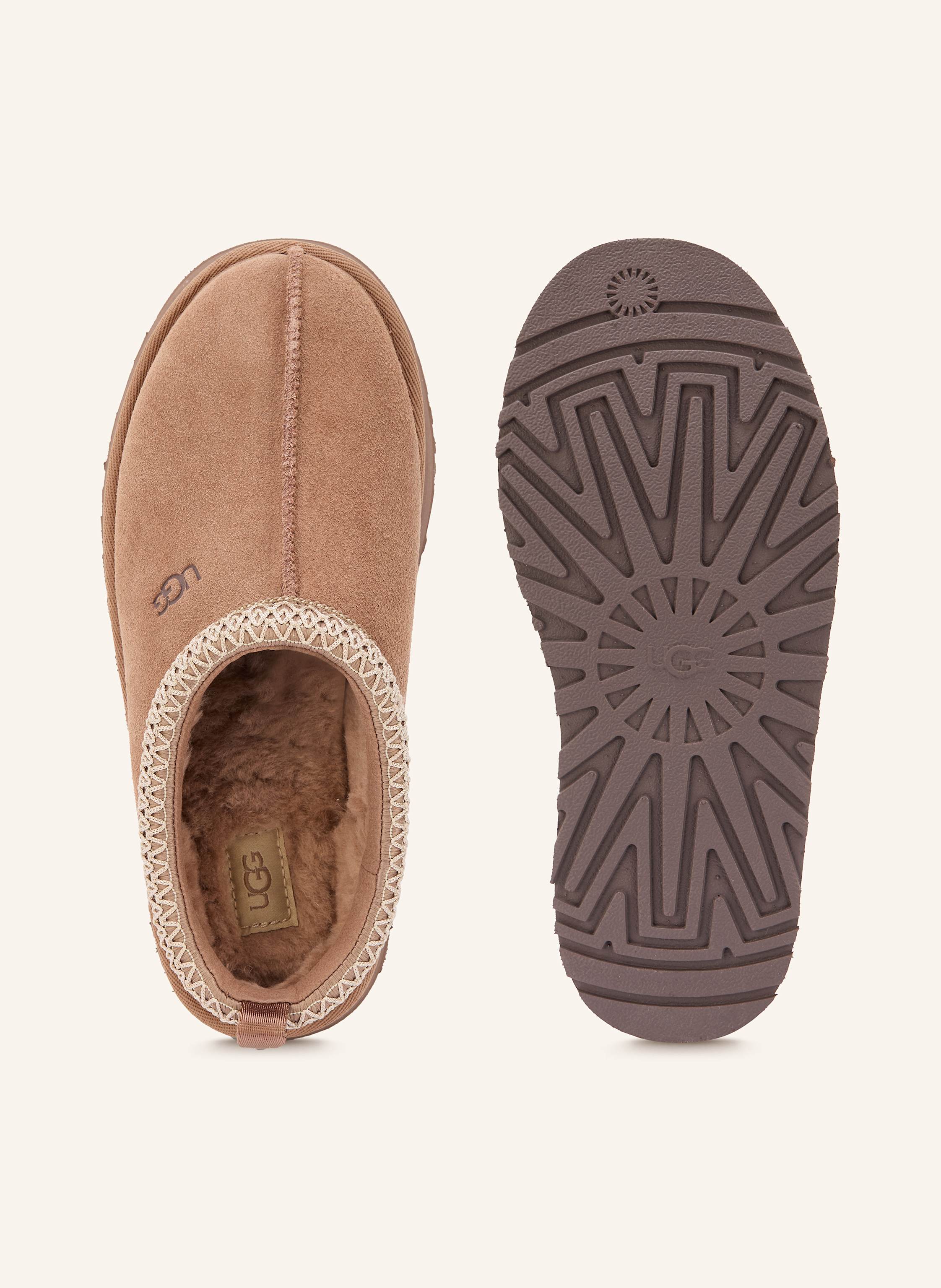 Thumbnail - Ugg Pantoletten Tazz beige