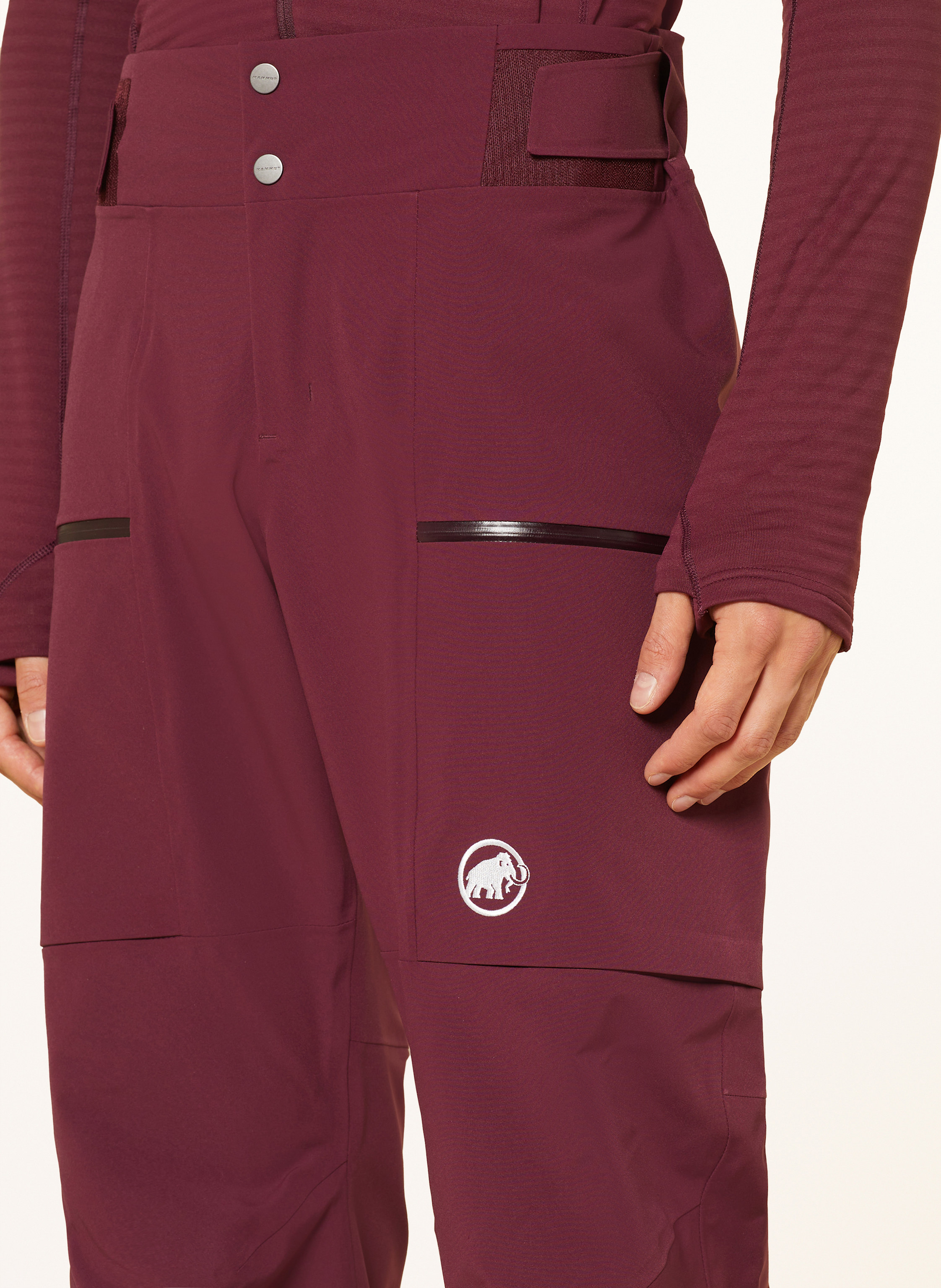 Thumbnail - Mammut Hardshell-Skihose Stoney Hs rot