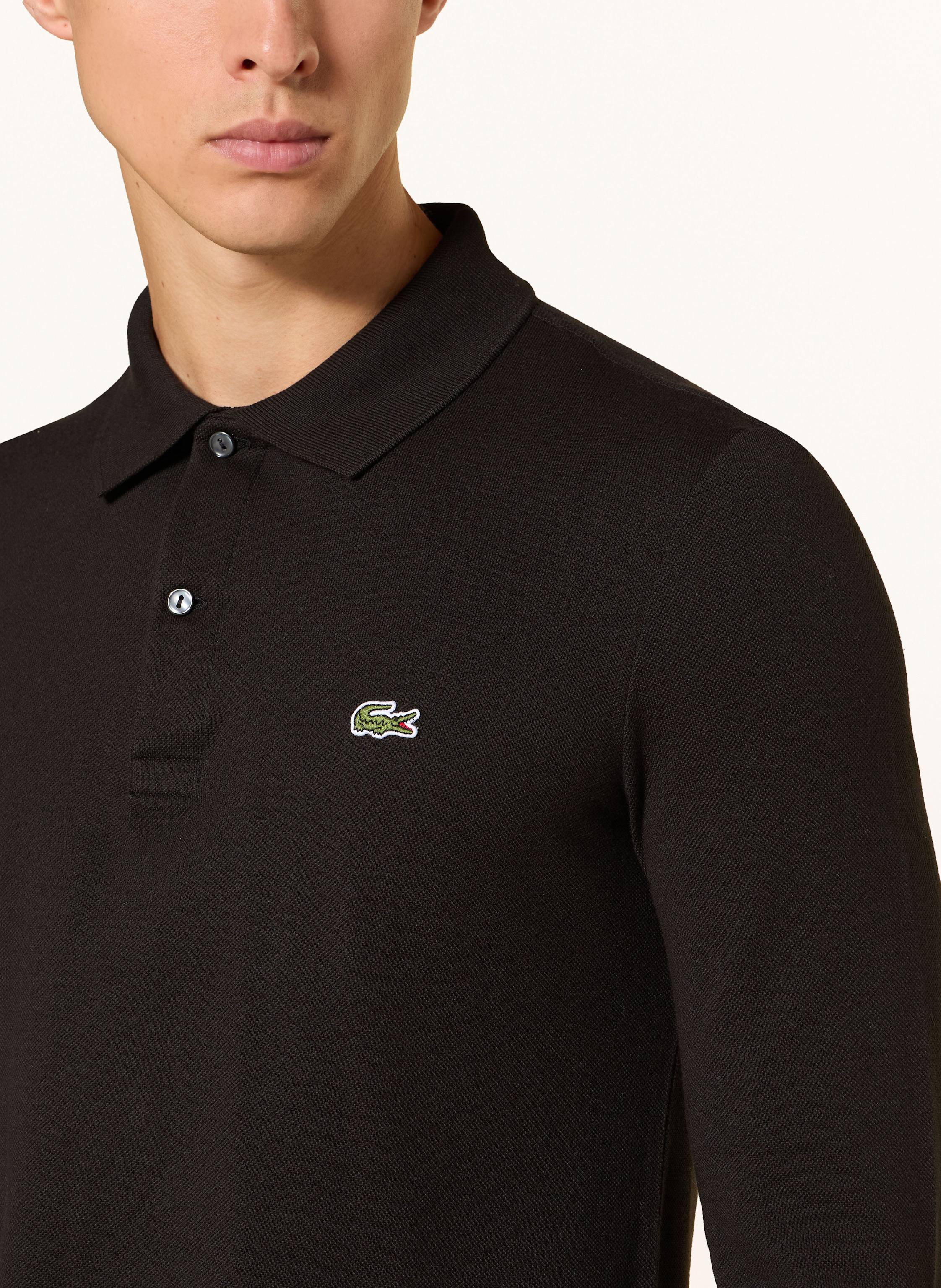Thumbnail - Lacoste Piqué-Poloshirt Slim Fit schwarz