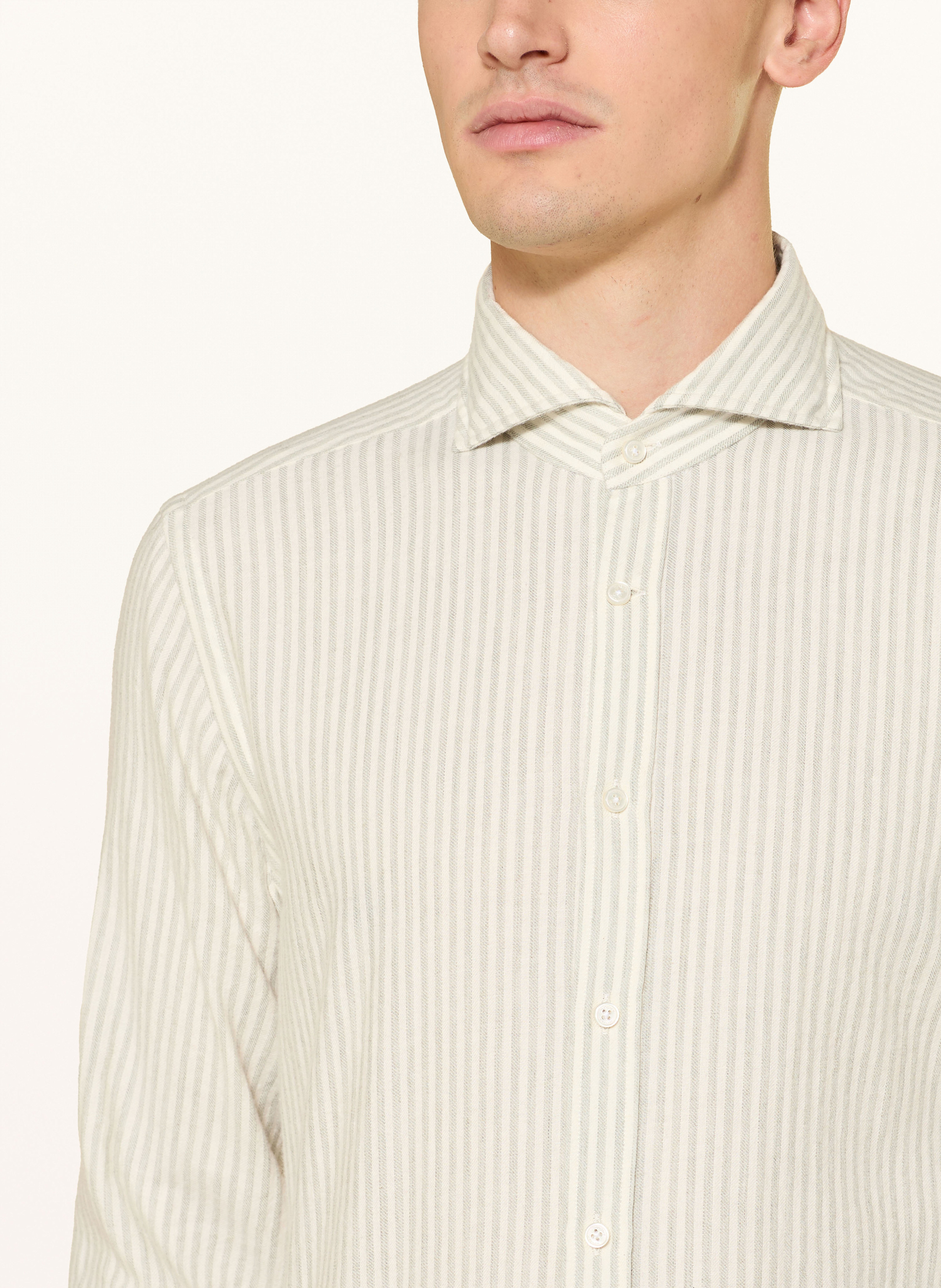 Thumbnail - Windsor. Hemd Lano Slim Fit weiss