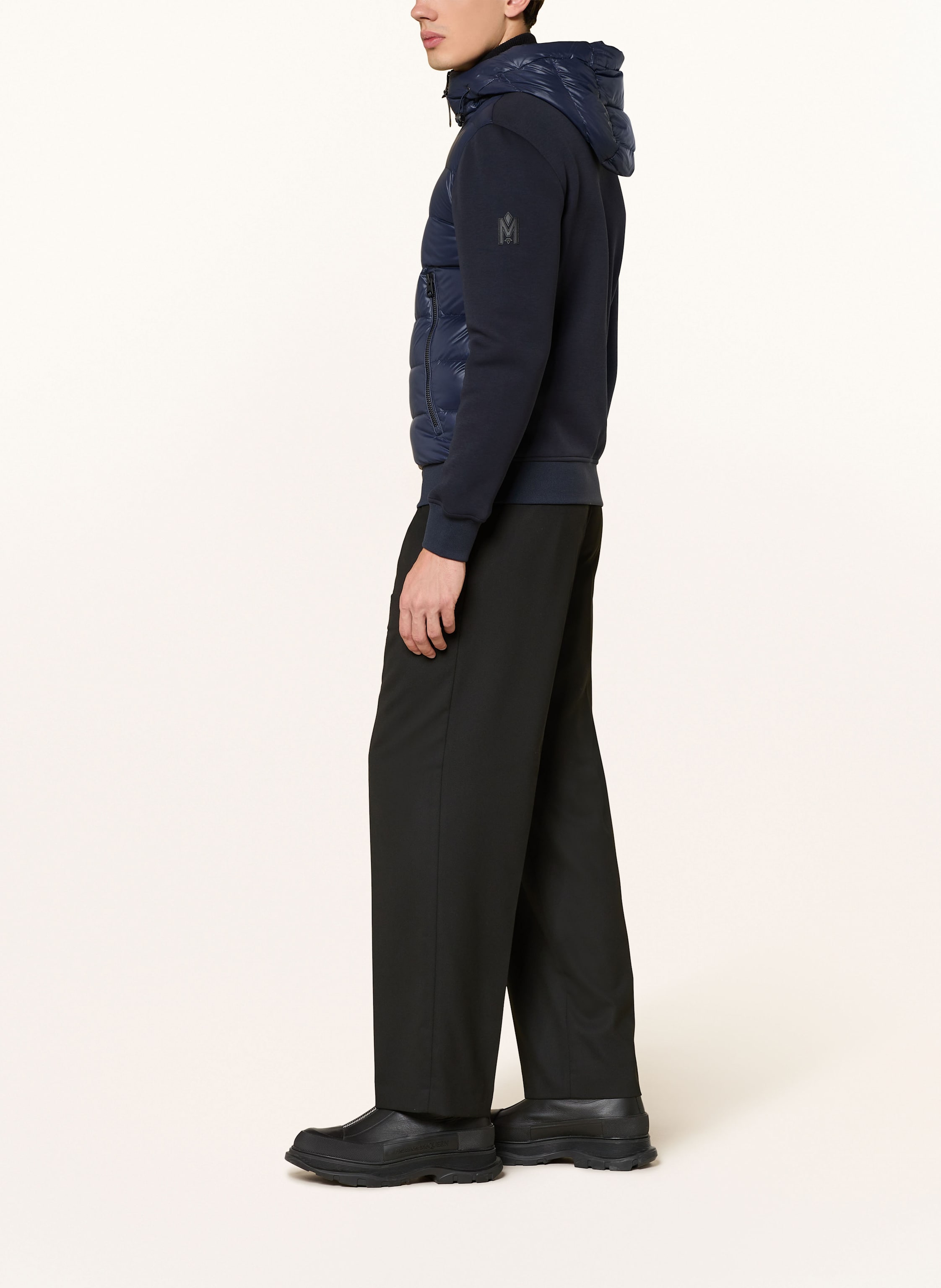 Thumbnail - Mackage Daunenjacke Frank-R Im Materialmix blau