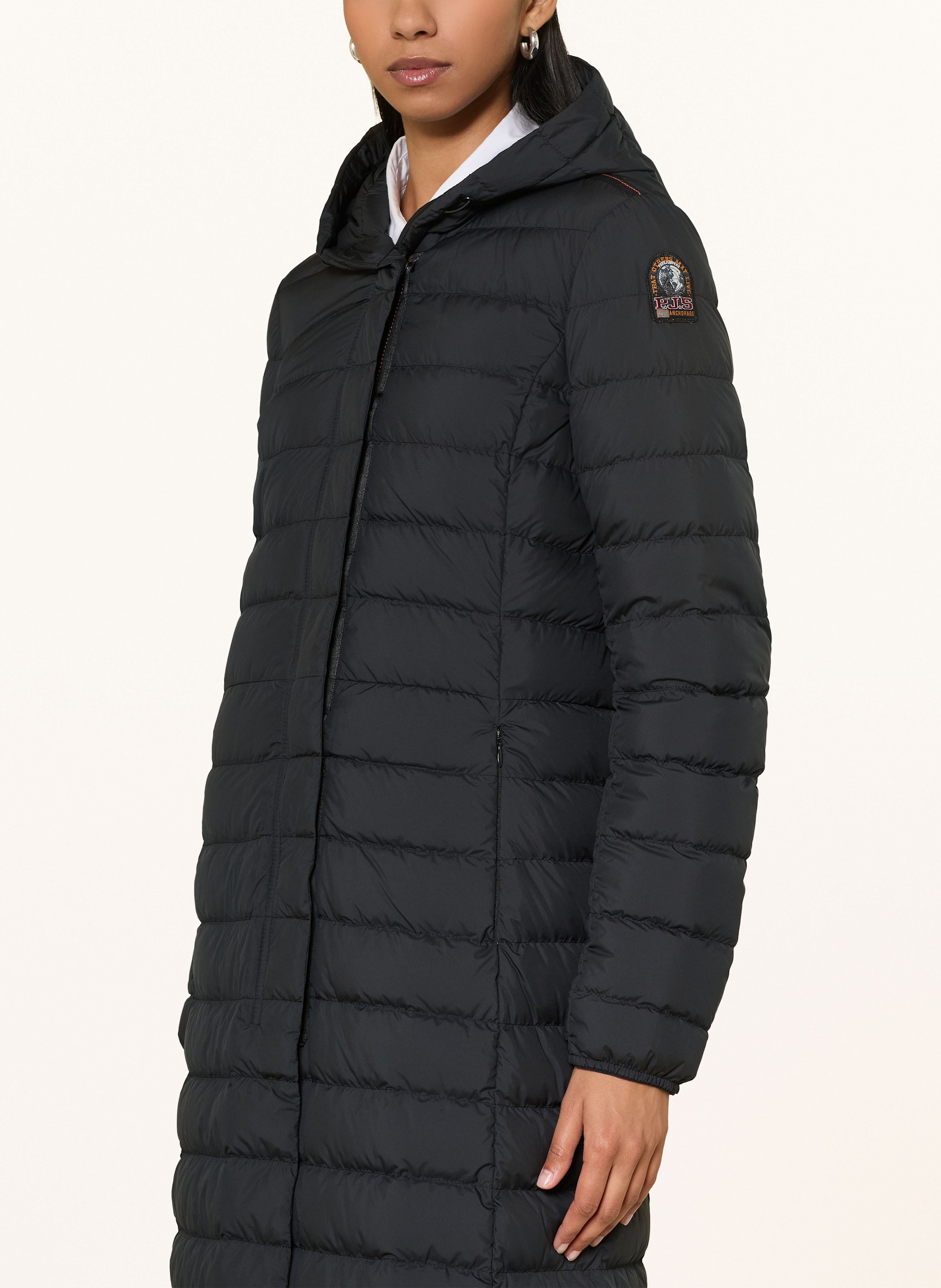 Thumbnail - Parajumpers Daunenmantel Omega schwarz