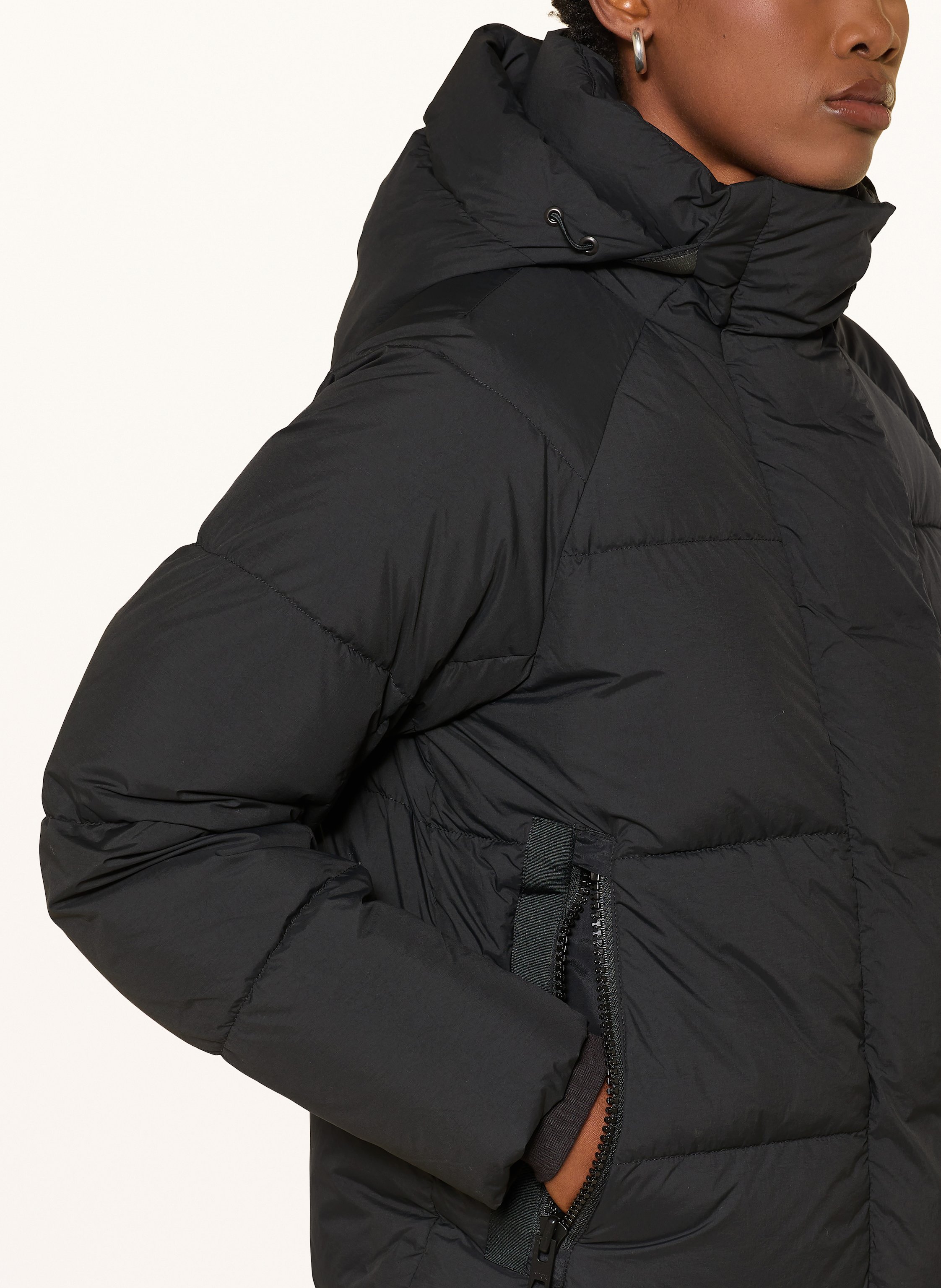 Thumbnail - Canada Goose Daunenjacke Junction Mit Abnehmbarer Kapuze schwarz