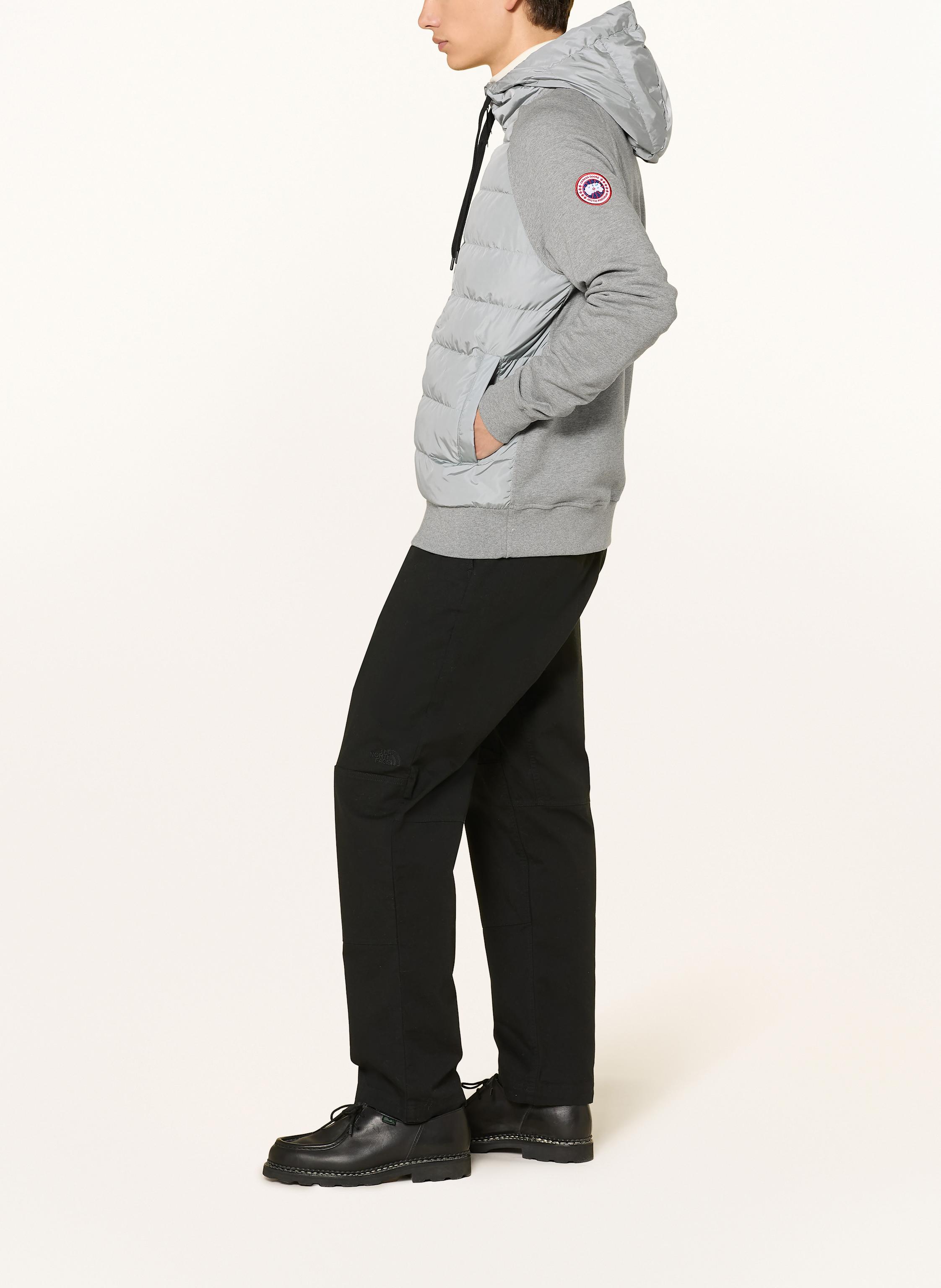 Thumbnail - Canada Goose Sweatjacke Hybridge Huron Im Materialmix grau