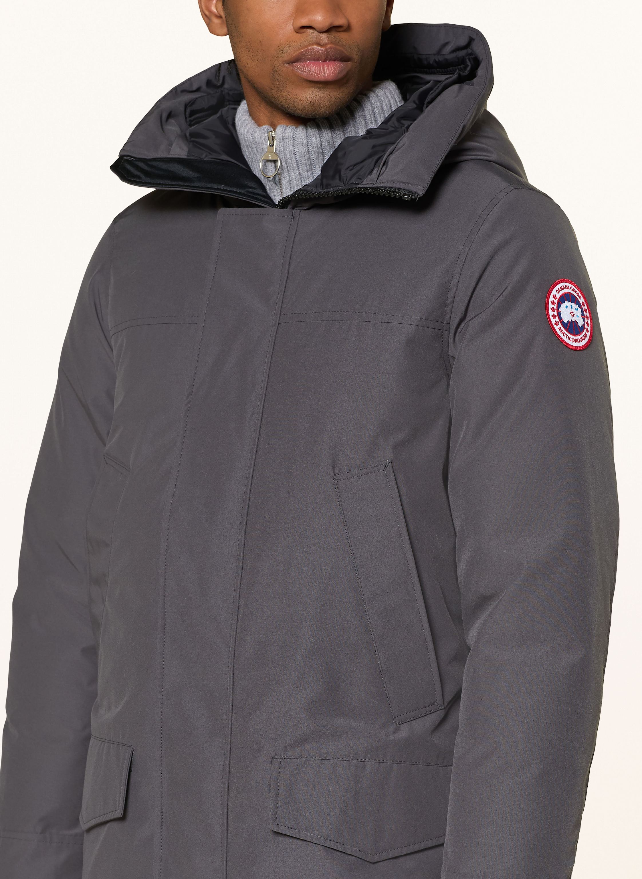 Thumbnail - Canada Goose Daunenjacke Langford grau