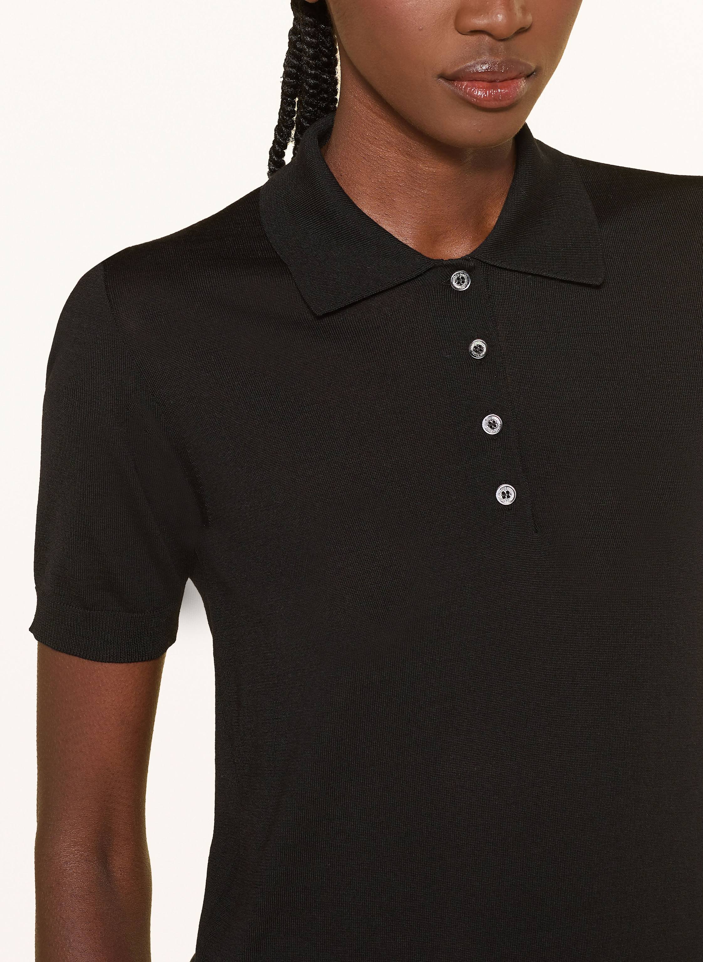 Thumbnail - Golden Goose Strick-Poloshirt schwarz