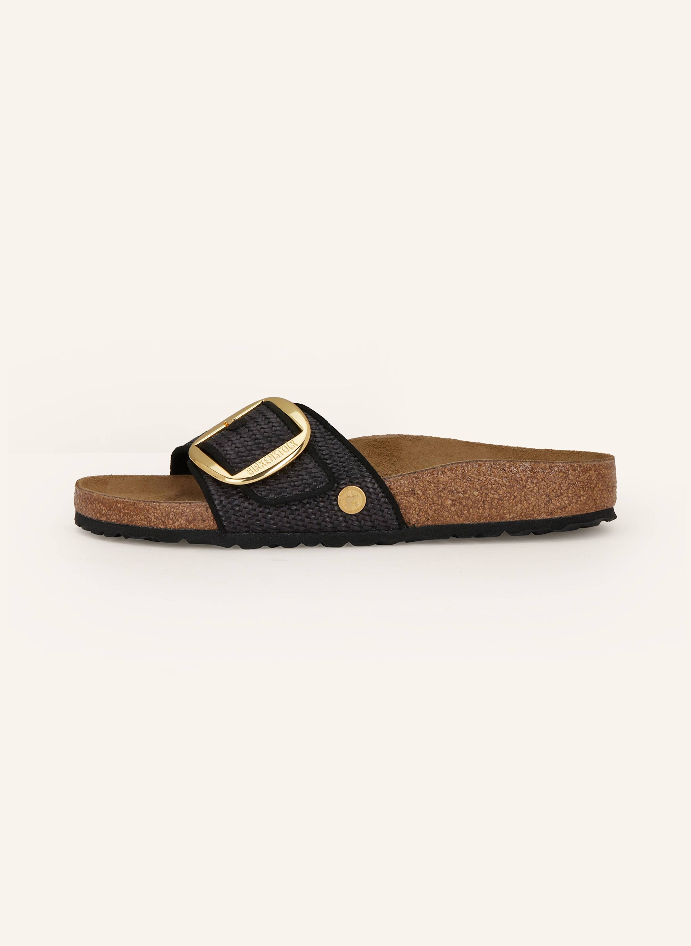 Thumbnail - Birkenstock Pantoletten Madrid Big Buckle schwarz