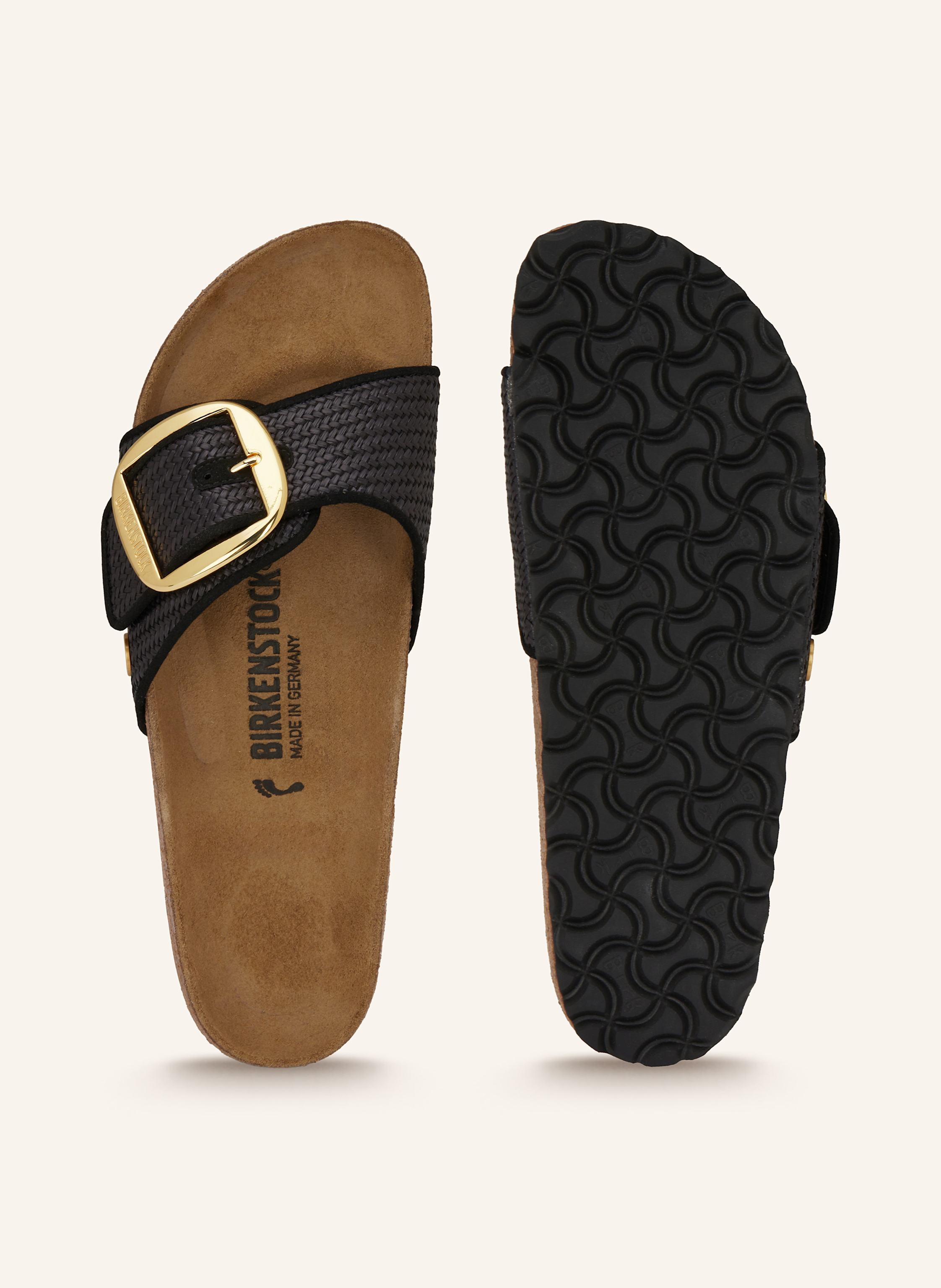 Thumbnail - Birkenstock Pantoletten Madrid Big Buckle schwarz
