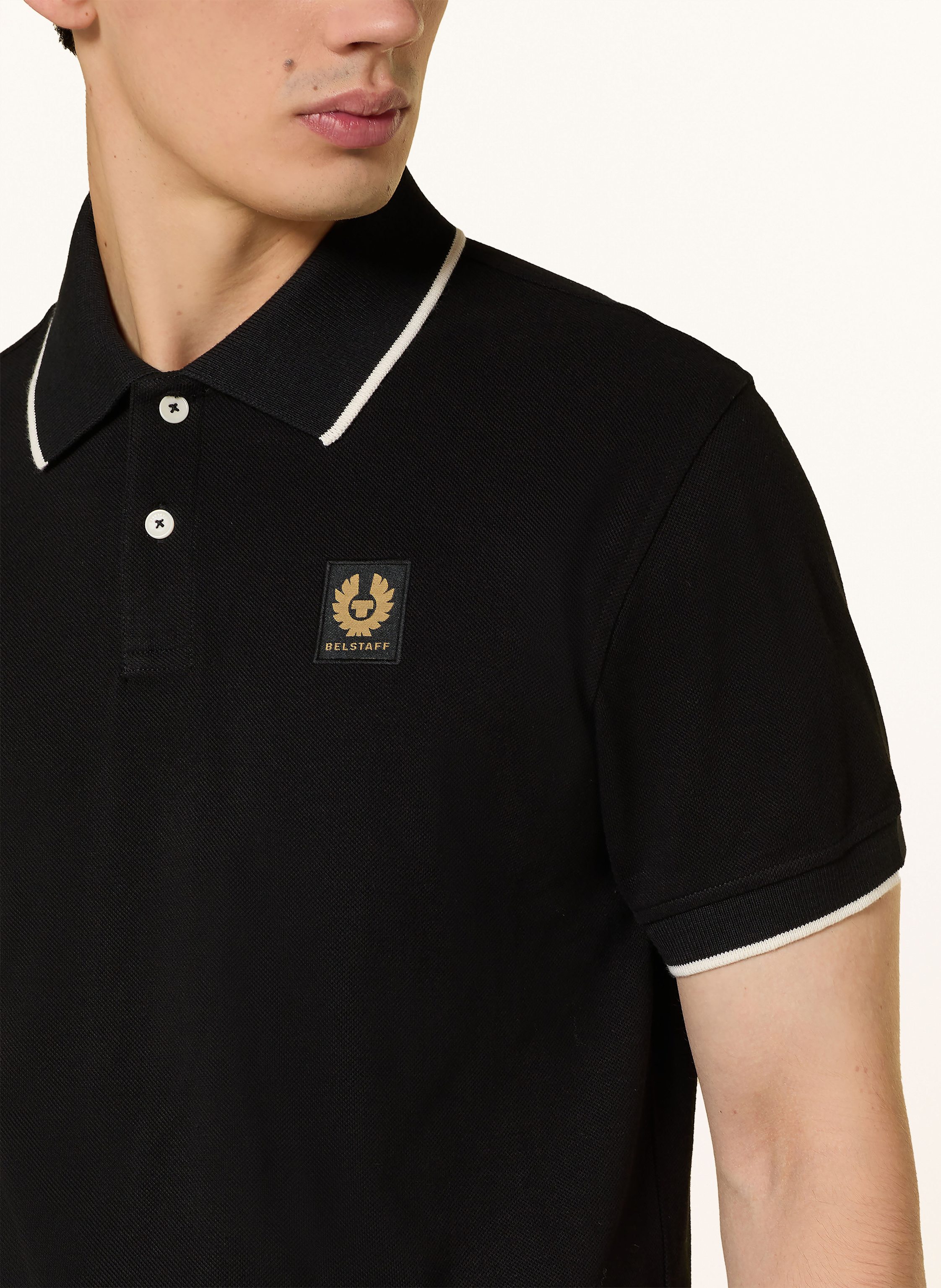 Thumbnail - Belstaff Piqué-Poloshirt schwarz