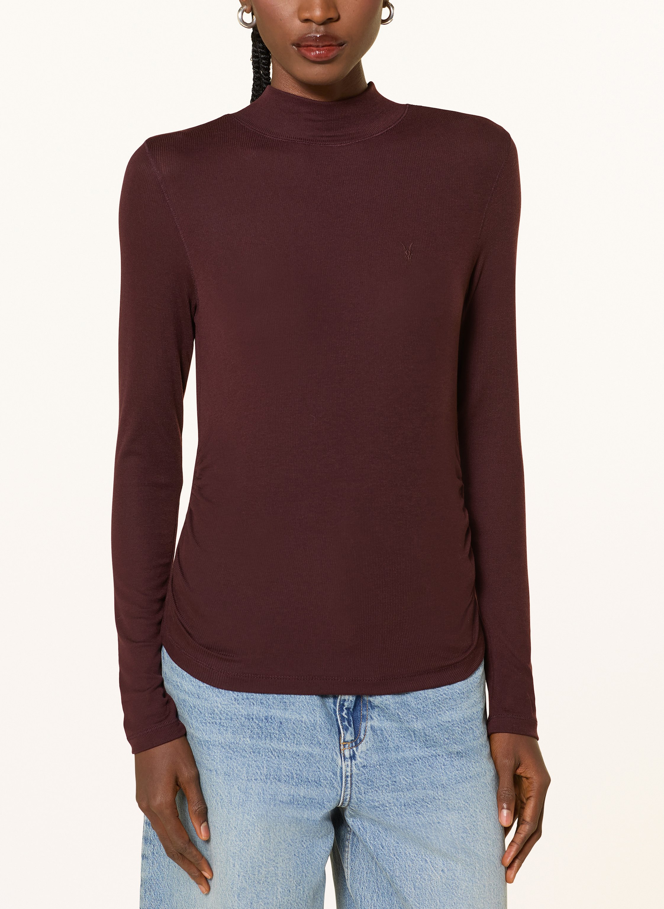 Thumbnail - Allsaints Longsleeve Rina rot