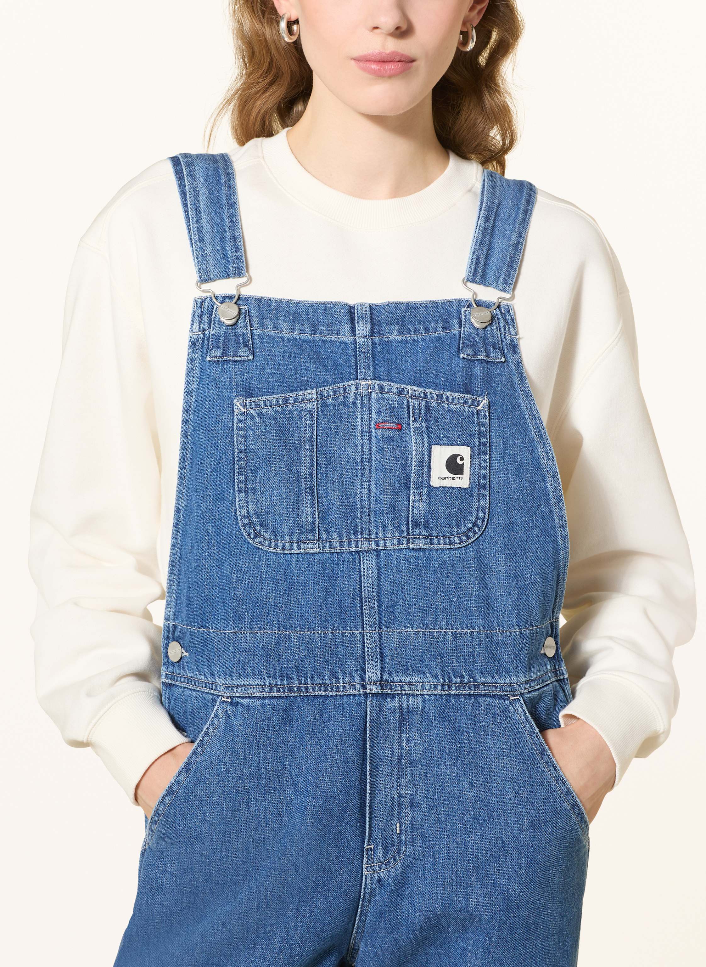 Thumbnail - Carhartt Wip Jeans-Latzhose Bib blau