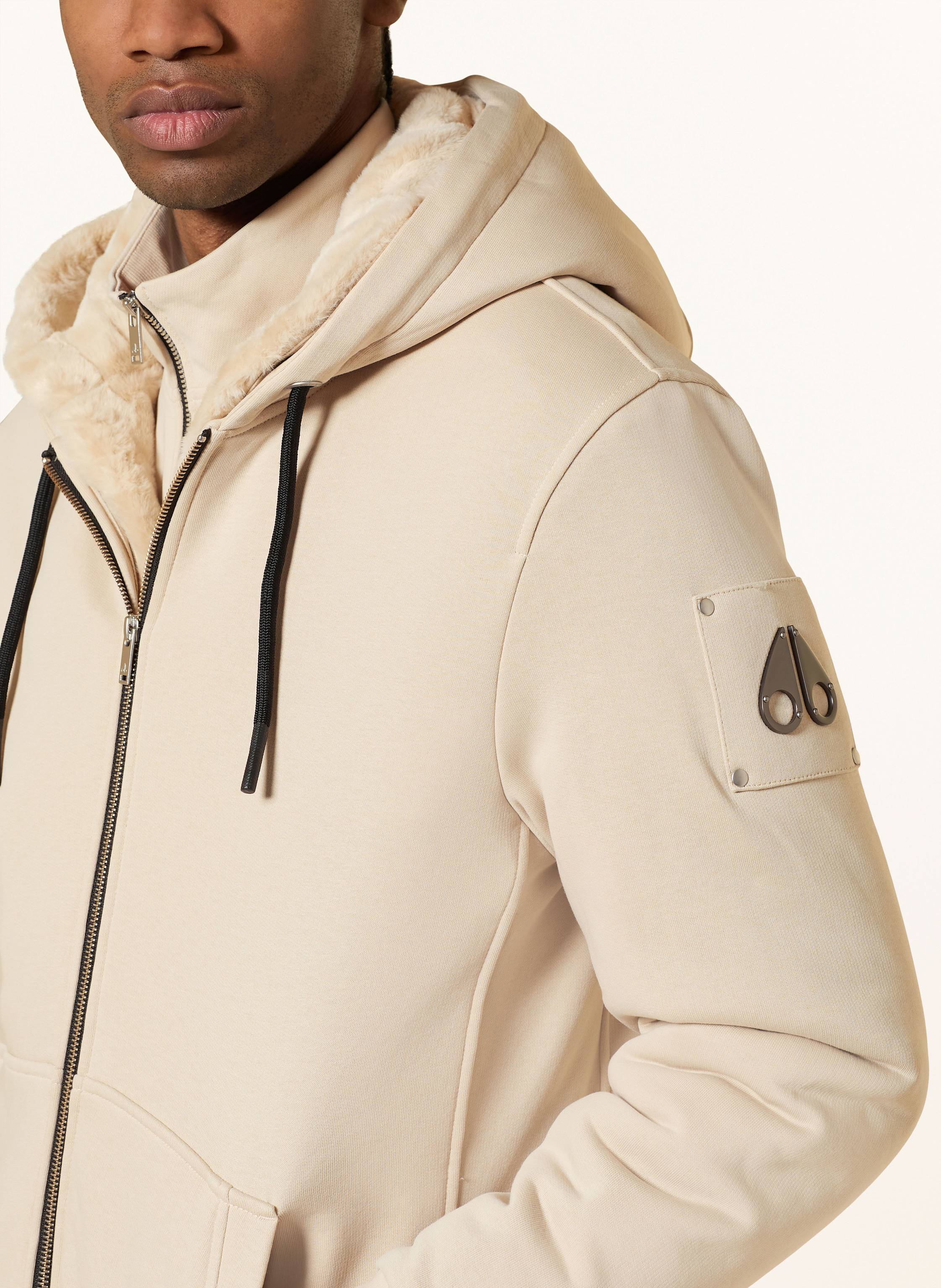 Thumbnail - Moose Knuckles Sweatjacke Bunny weiss