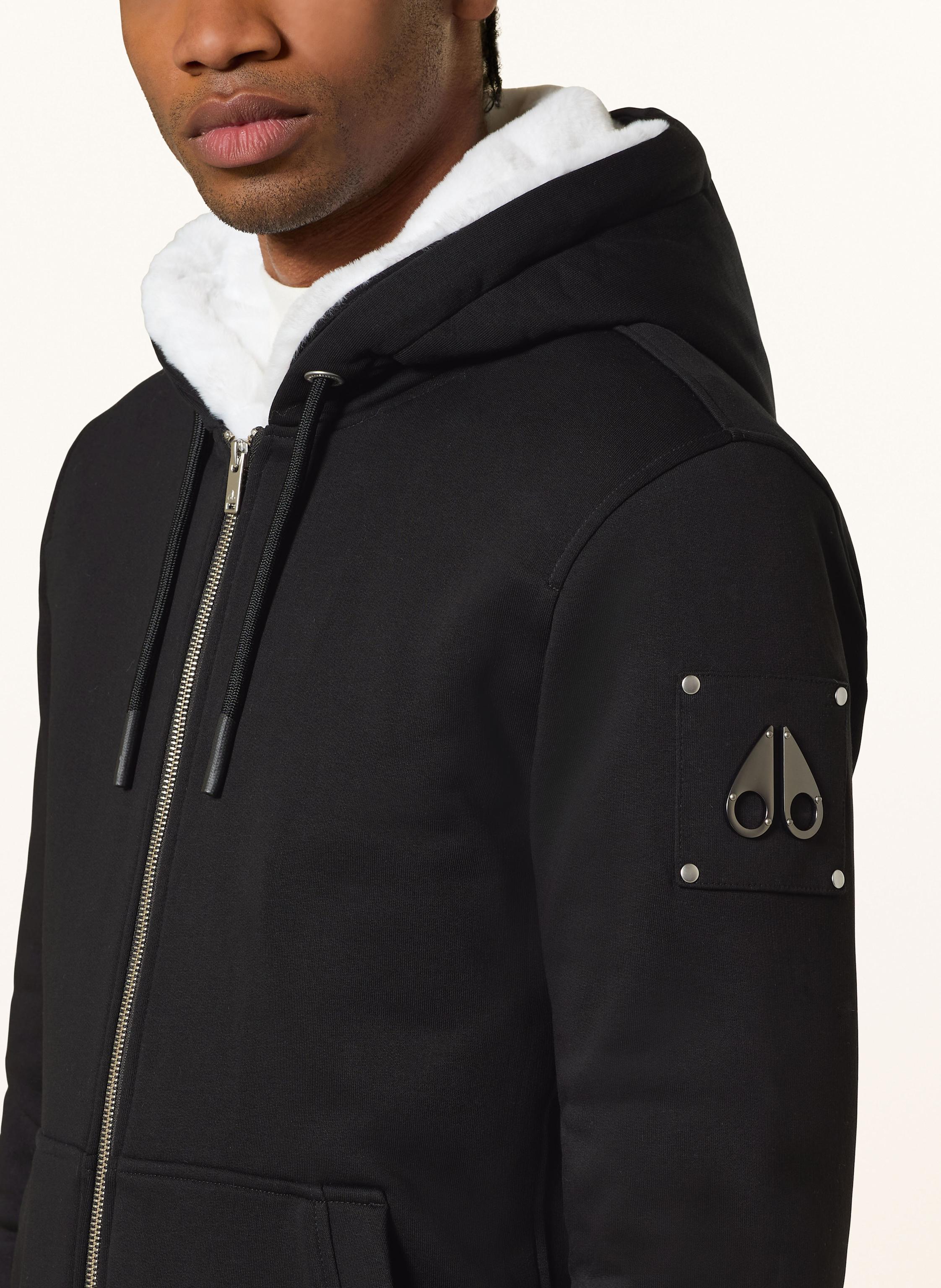 Thumbnail - Moose Knuckles Sweatjacke Bunny schwarz