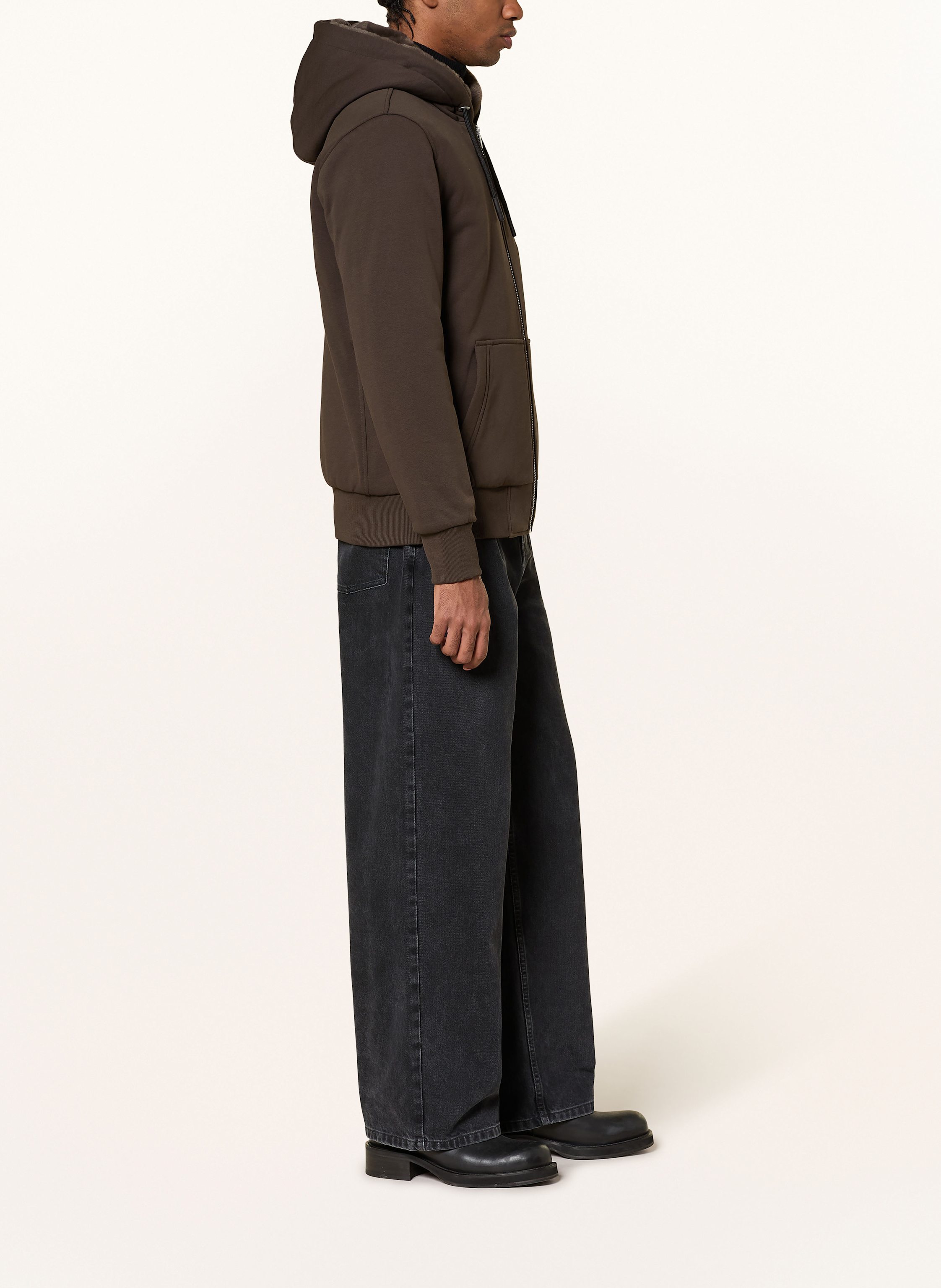 Thumbnail - Moose Knuckles Sweatjacke Bunny braun