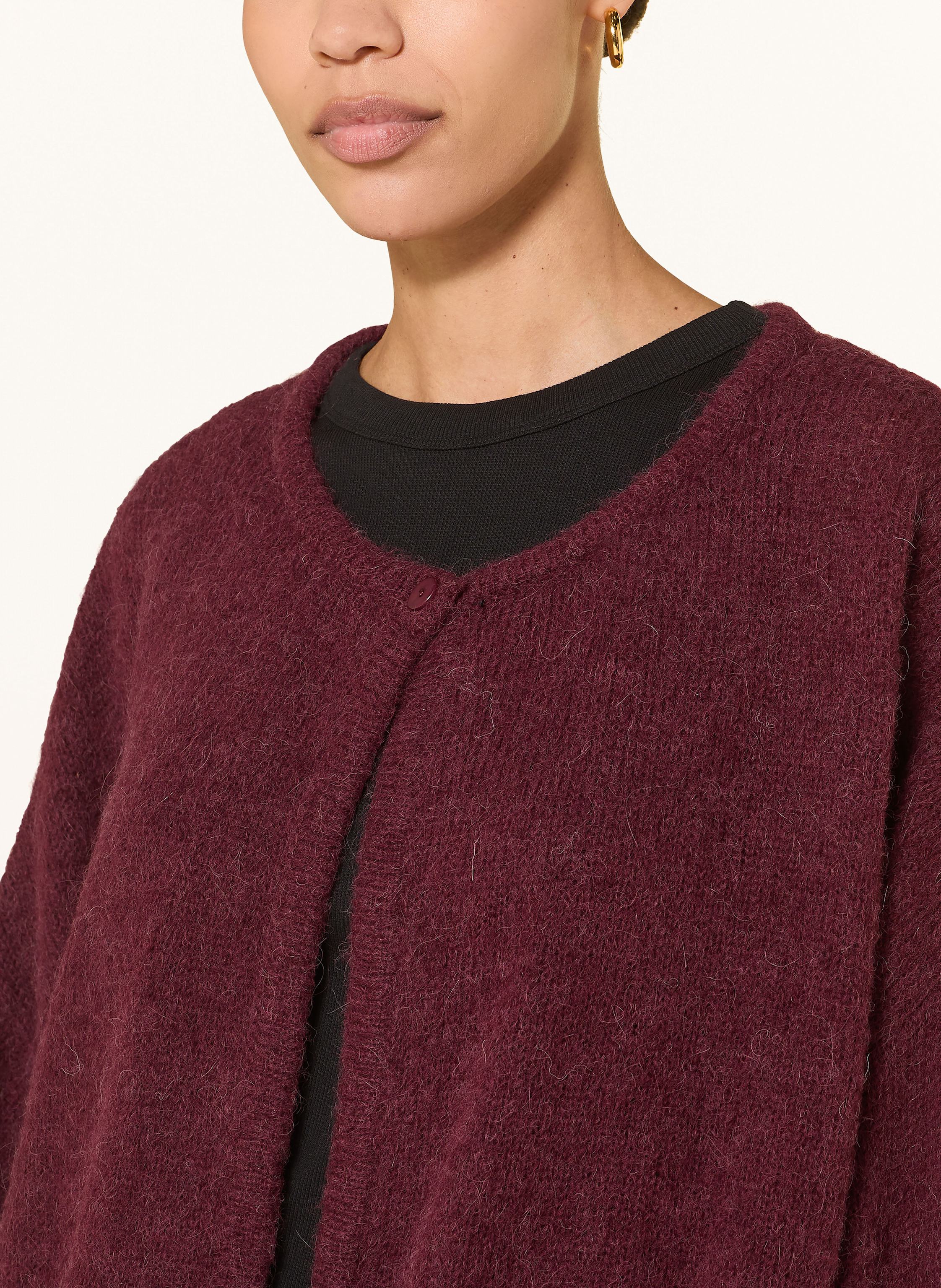 Thumbnail - By Aylin Koenig Strickjacke Marlie Aus Alpaka rot
