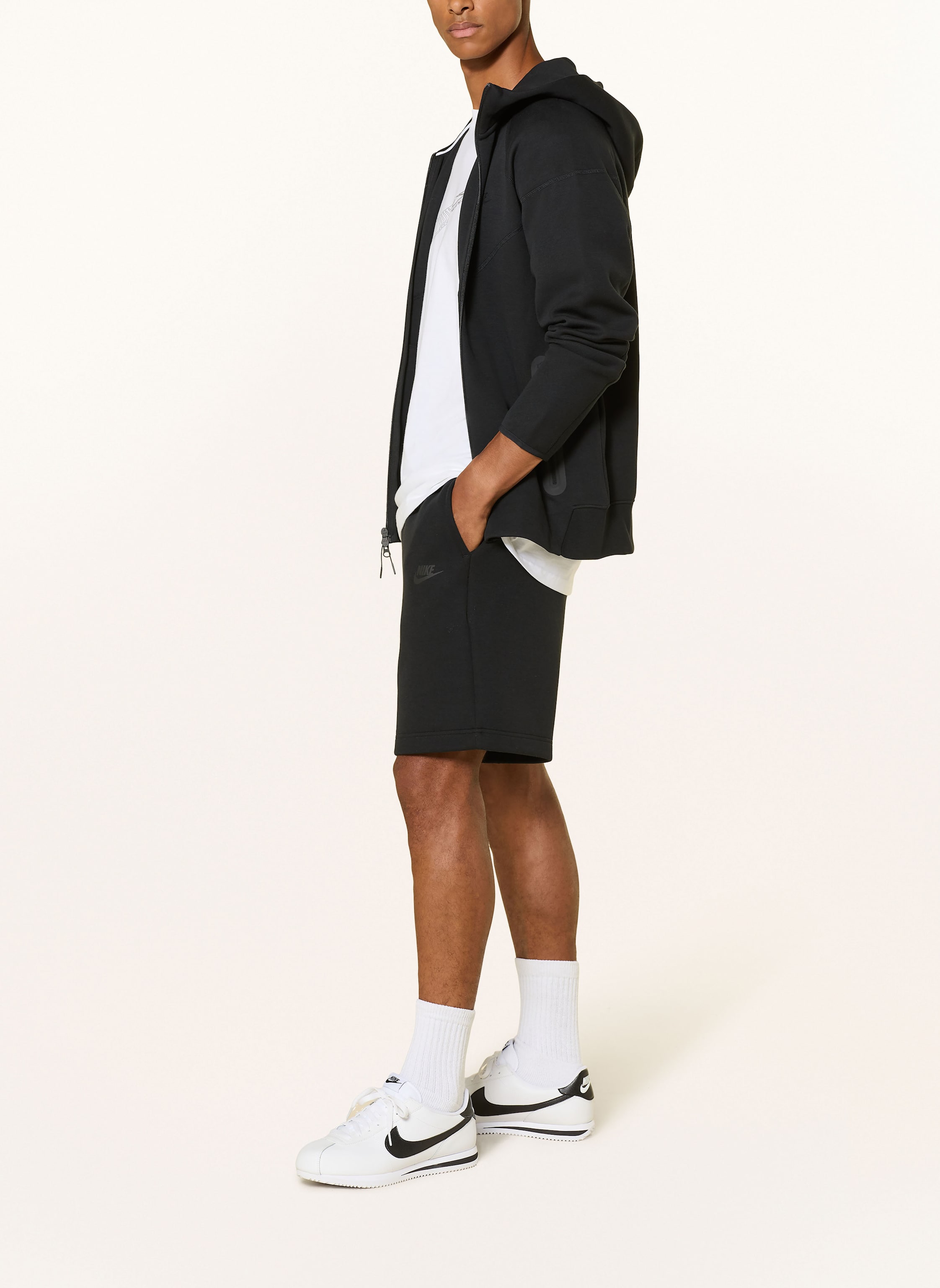 Thumbnail - Nike Sweatshorts Tech Fleece schwarz