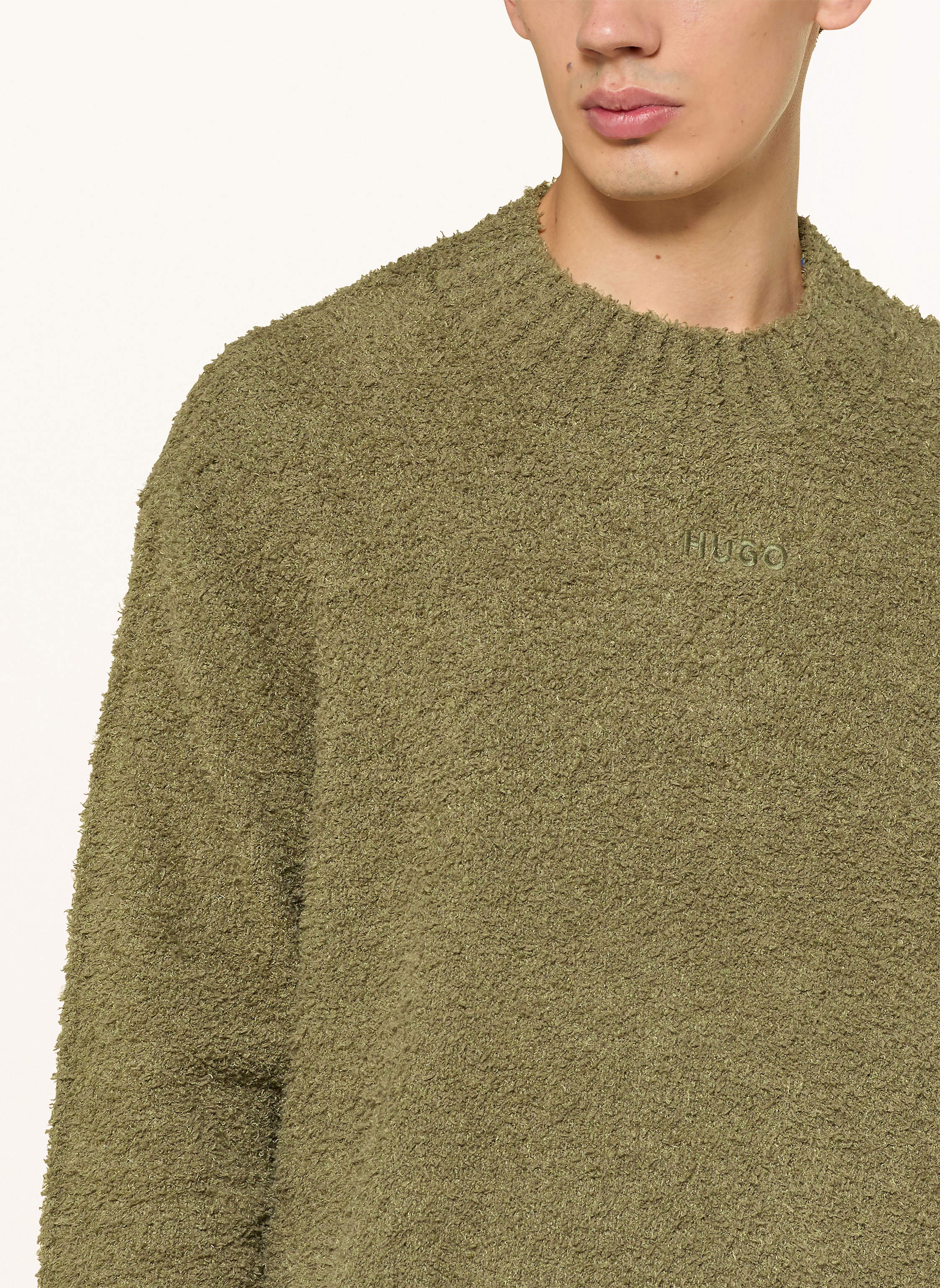 Thumbnail - Hugo Blue Pullover Sanou gruen