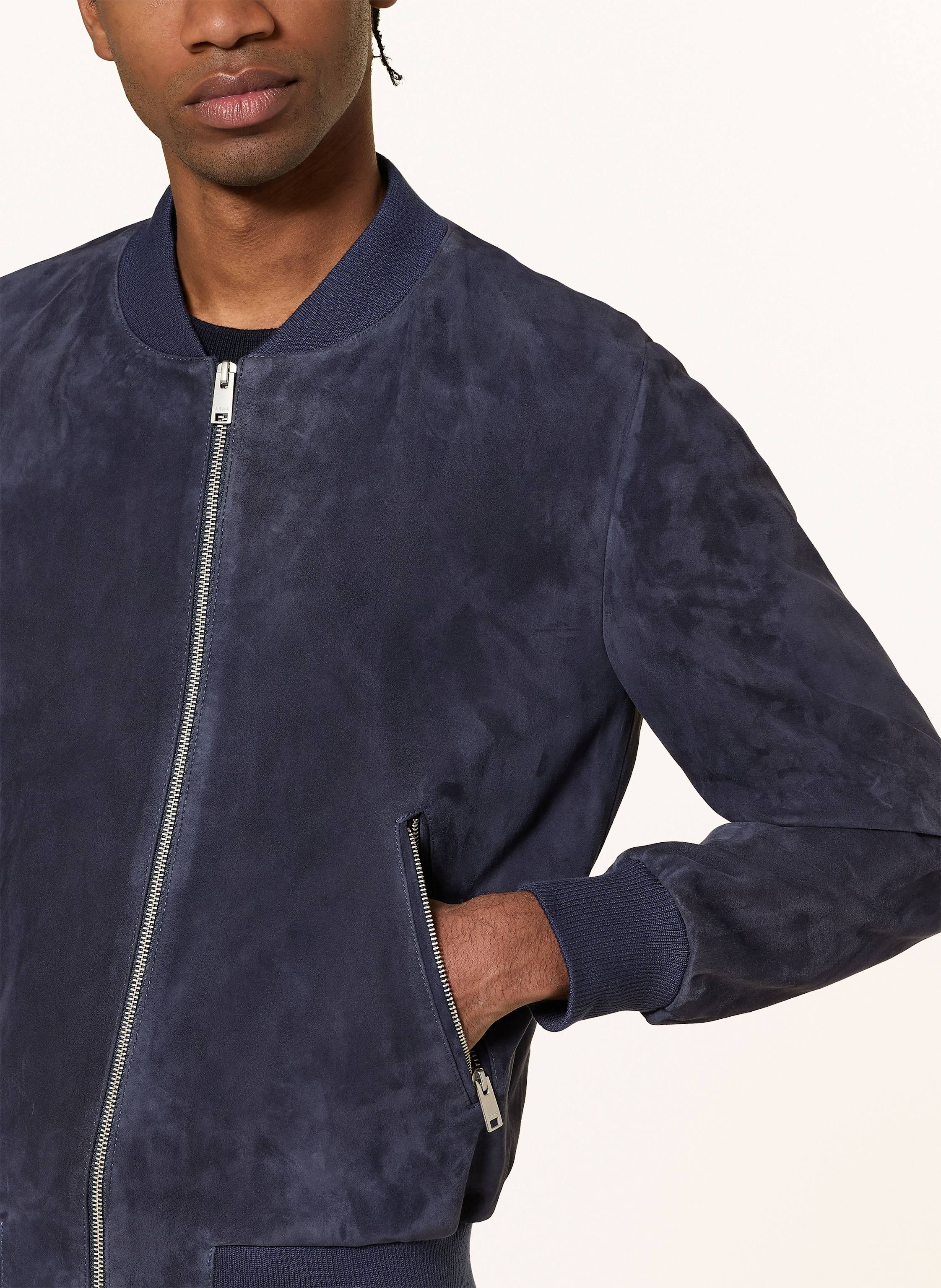 Thumbnail - Arma Lederblouson Didier blau