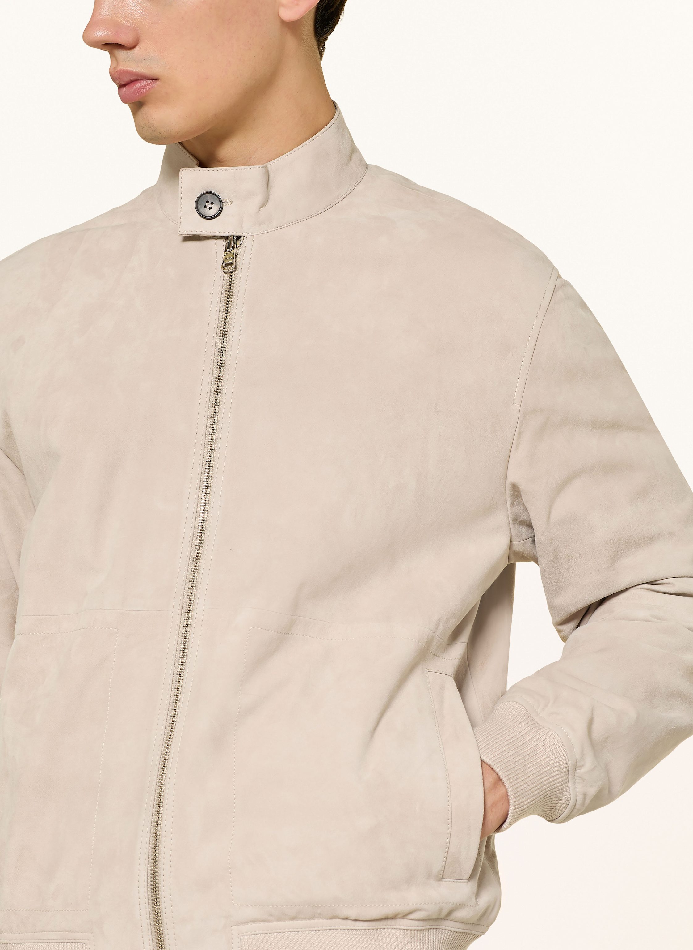 Thumbnail - Arma Lederblouson Baron Zum Wenden beige